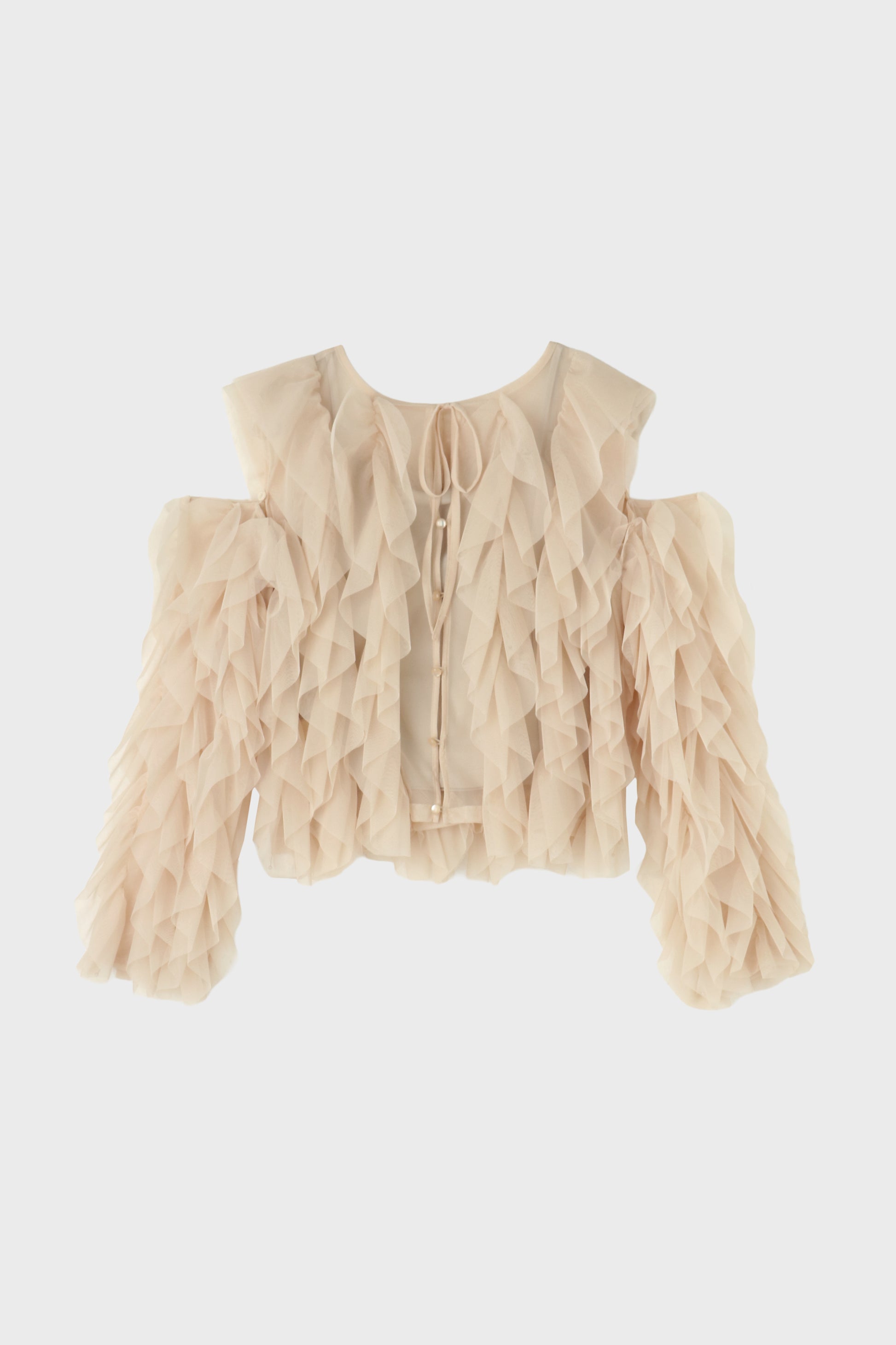 Gardenia Tulle Frill Tops
