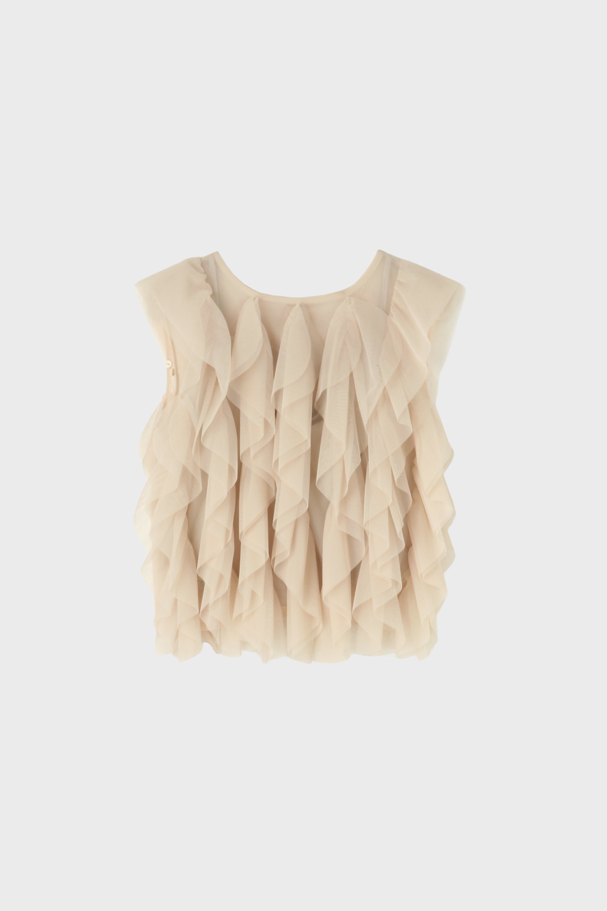Gardenia Tulle Frill Tops – THE TOÉ