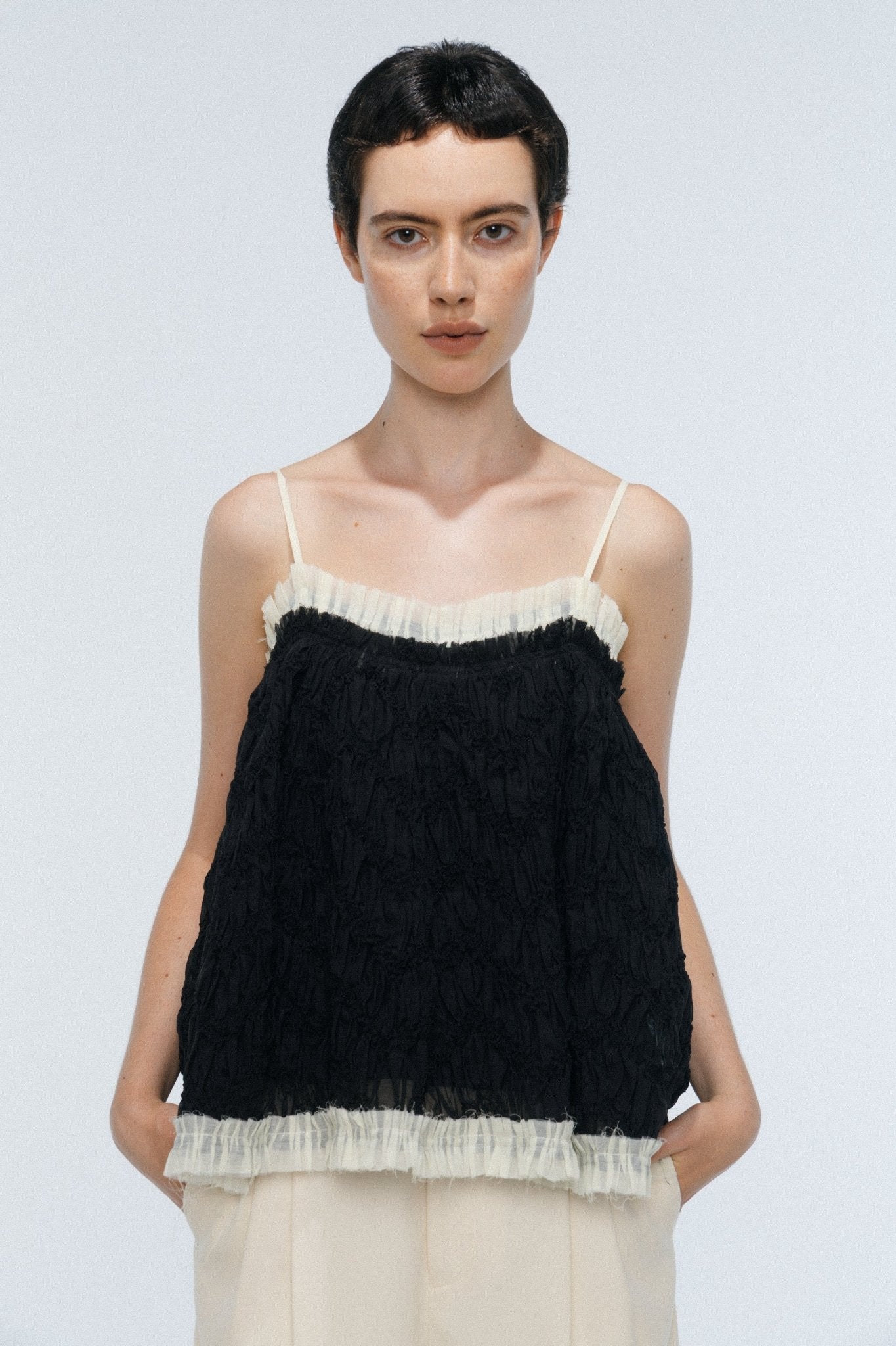 Spaarne Shirring Top
