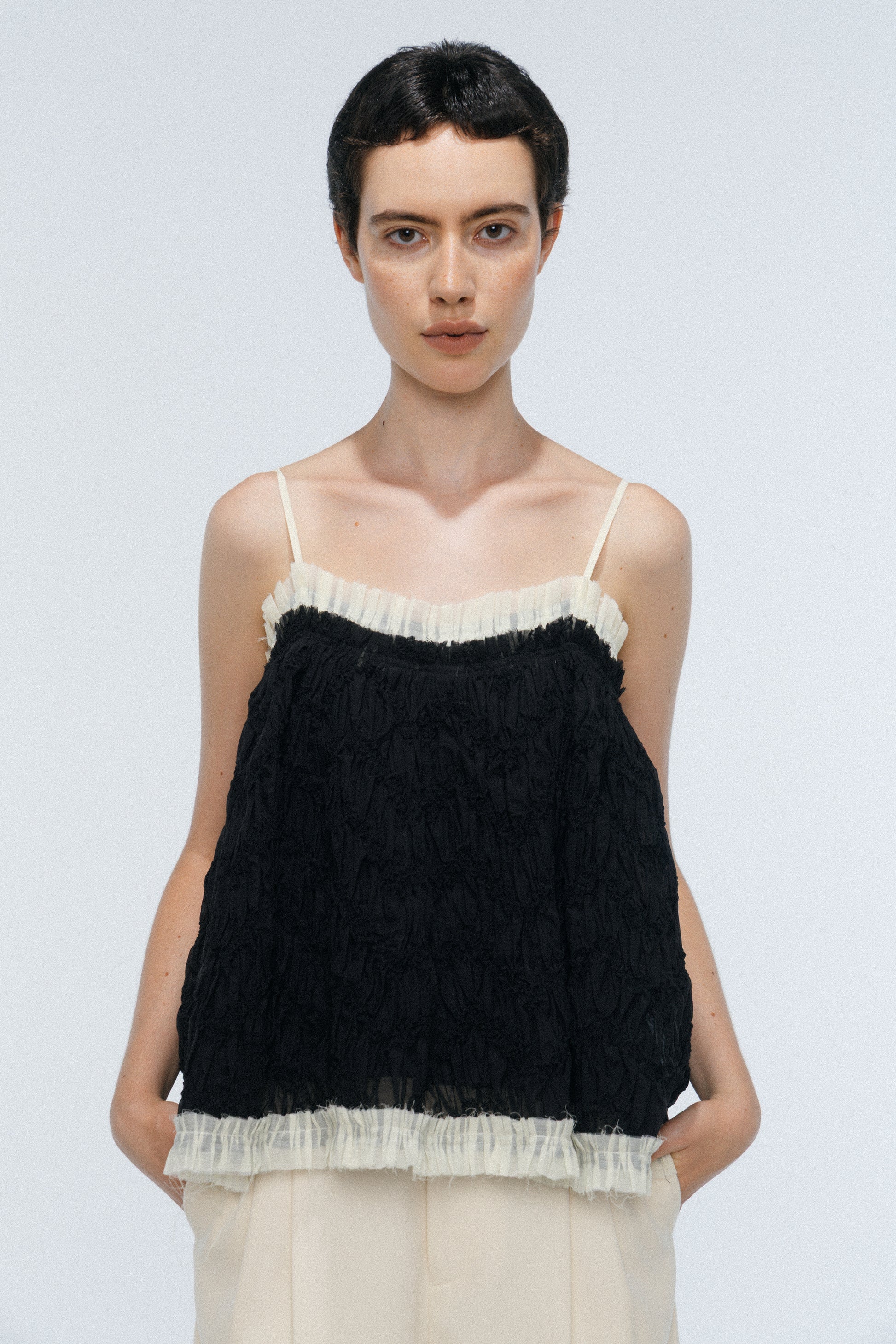 Spaarne Shirring Top