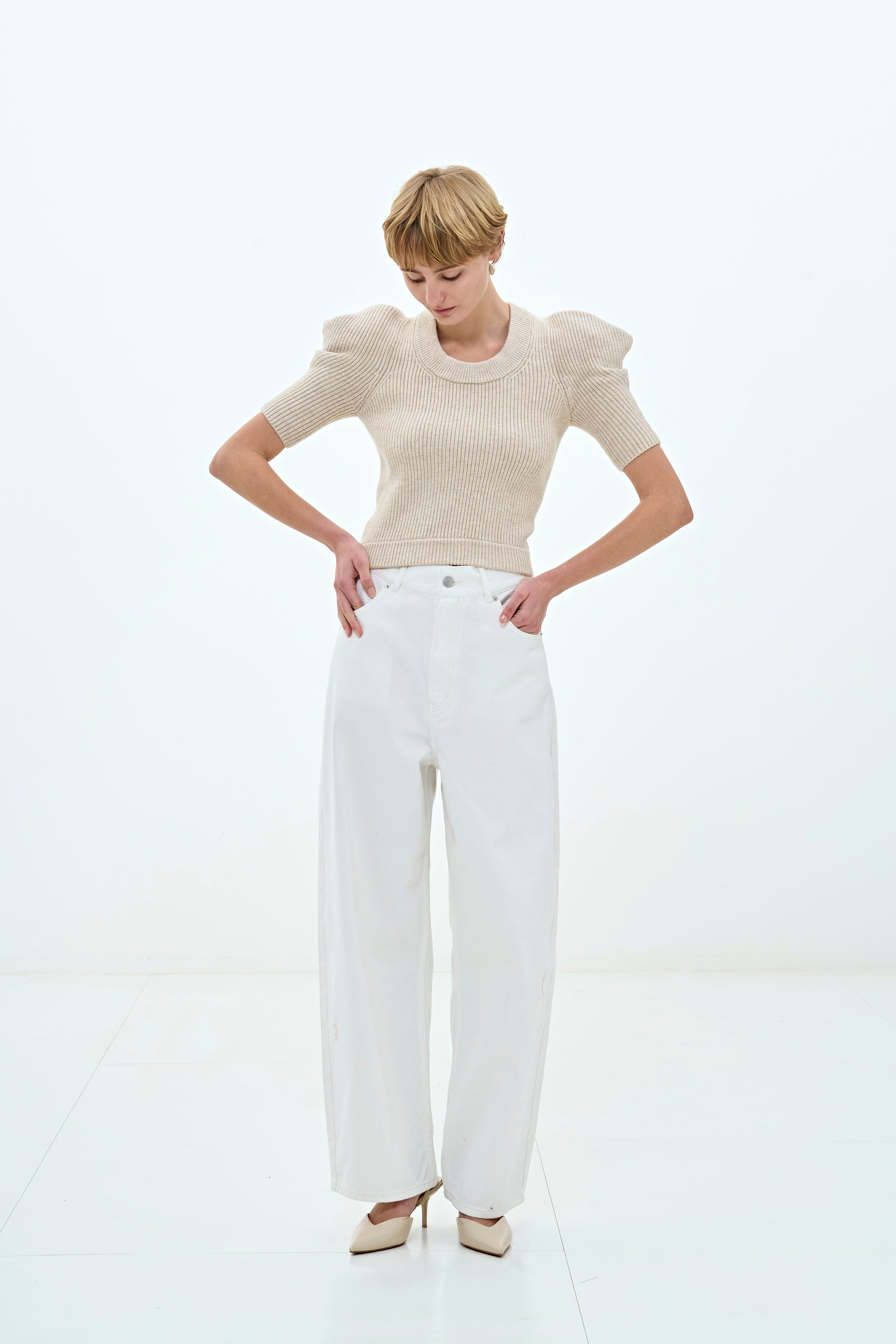 Moussaka crop knit