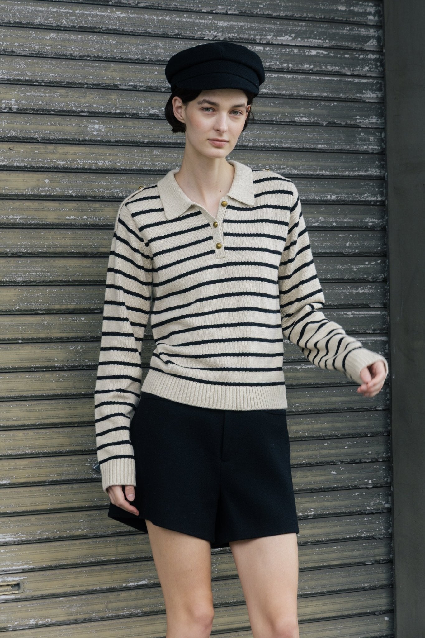 Karstula Stripe Knit Top