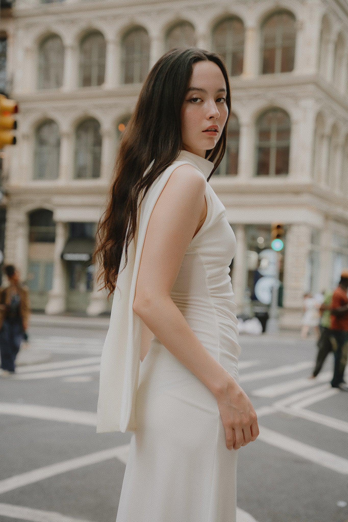 Linge Asymmetry Dress