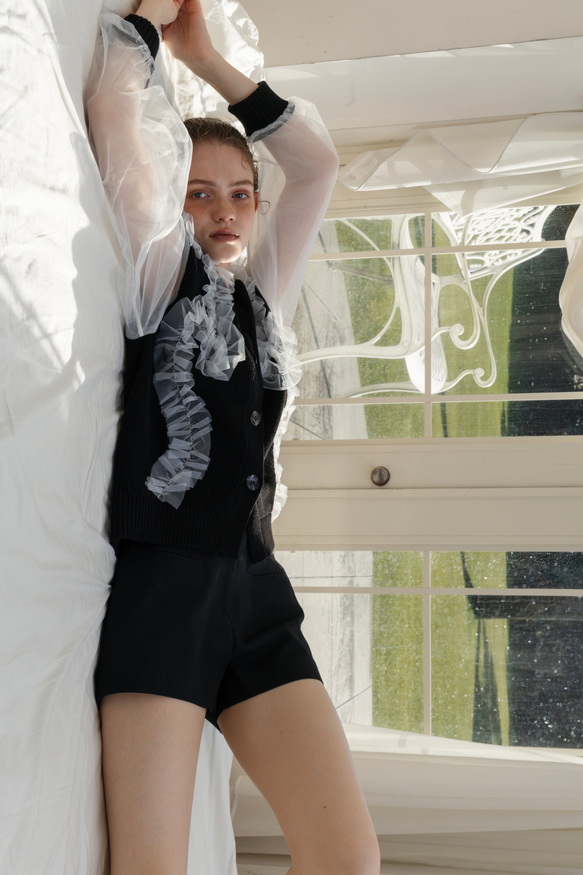 Corfu Tulle Cardigan