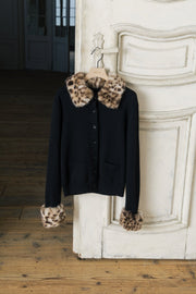 Tervo Fur Cardigan