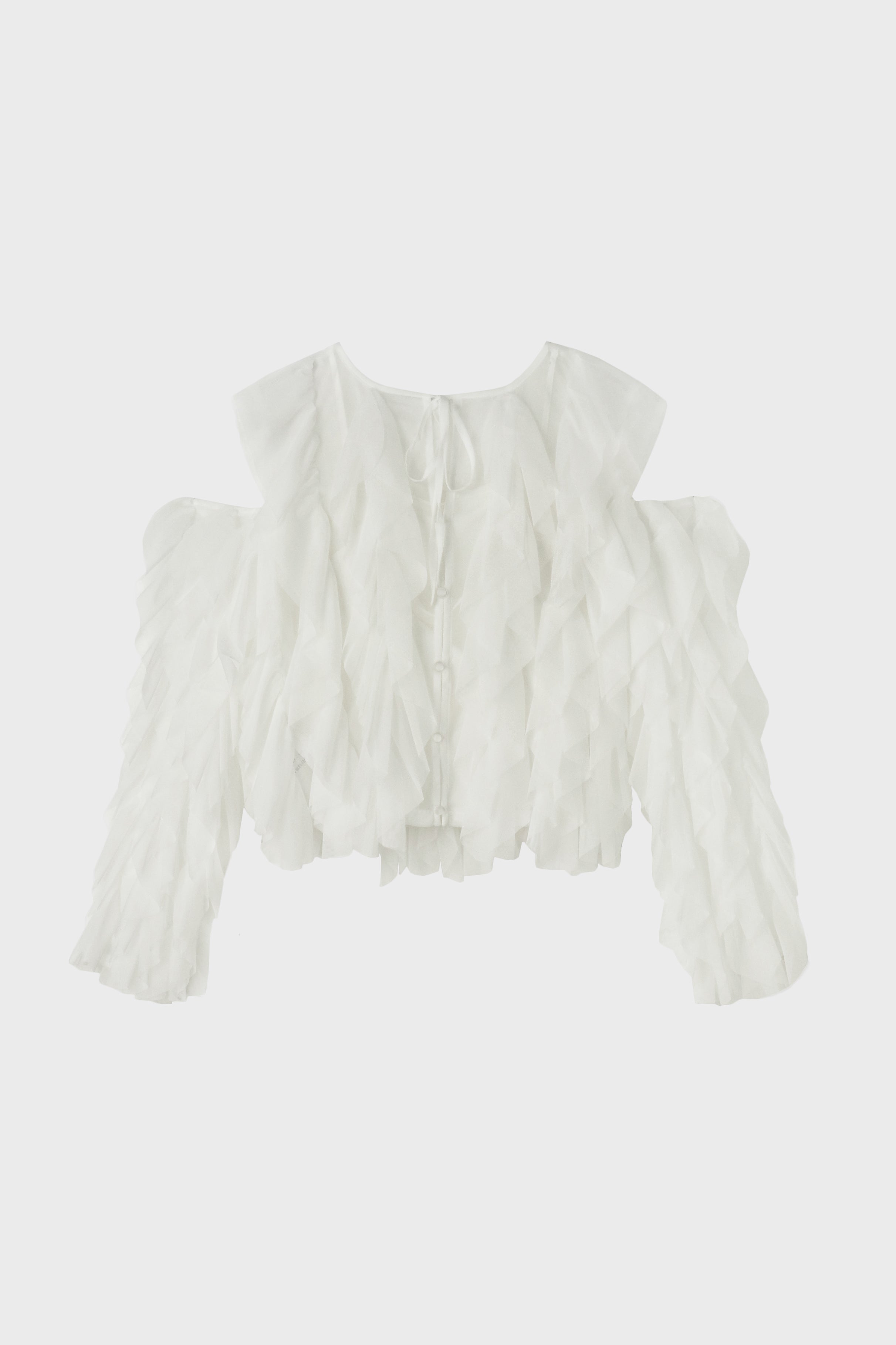 Gardenia Tulle Frill Tops – THE TOÉ