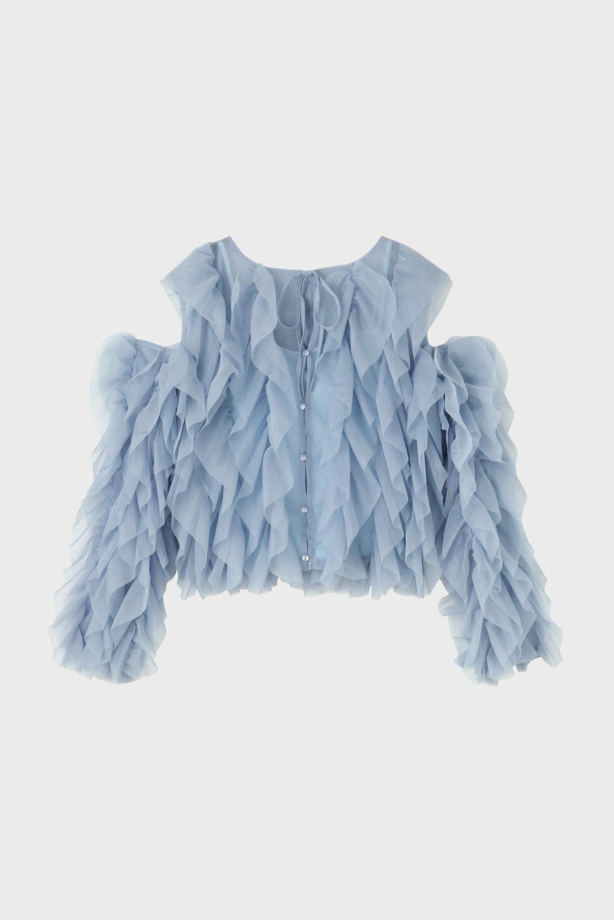 Gardenia Tulle Frill Tops – THE TOÉ