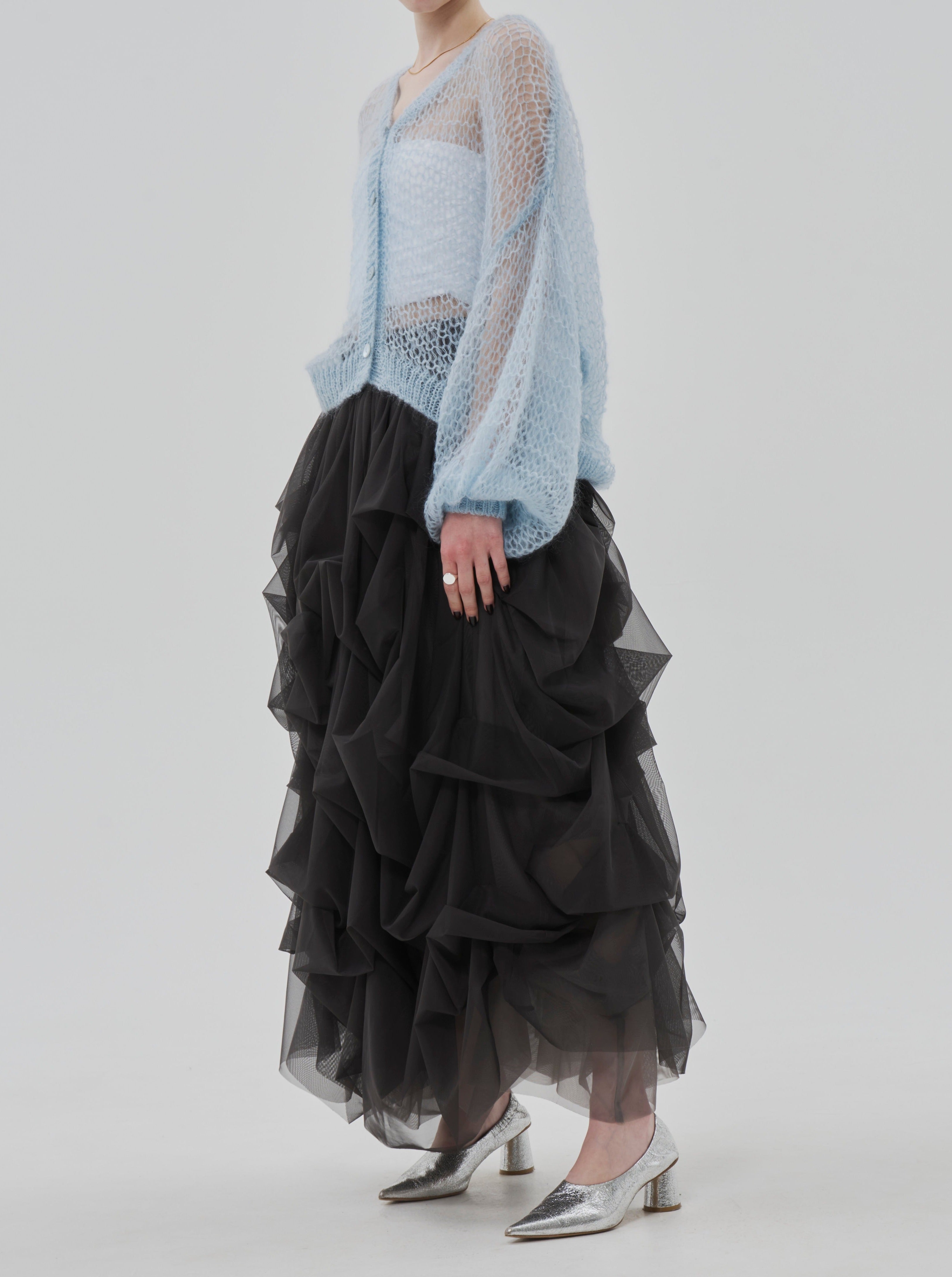 Parasol kid mohair cardigan – THE TOÉ