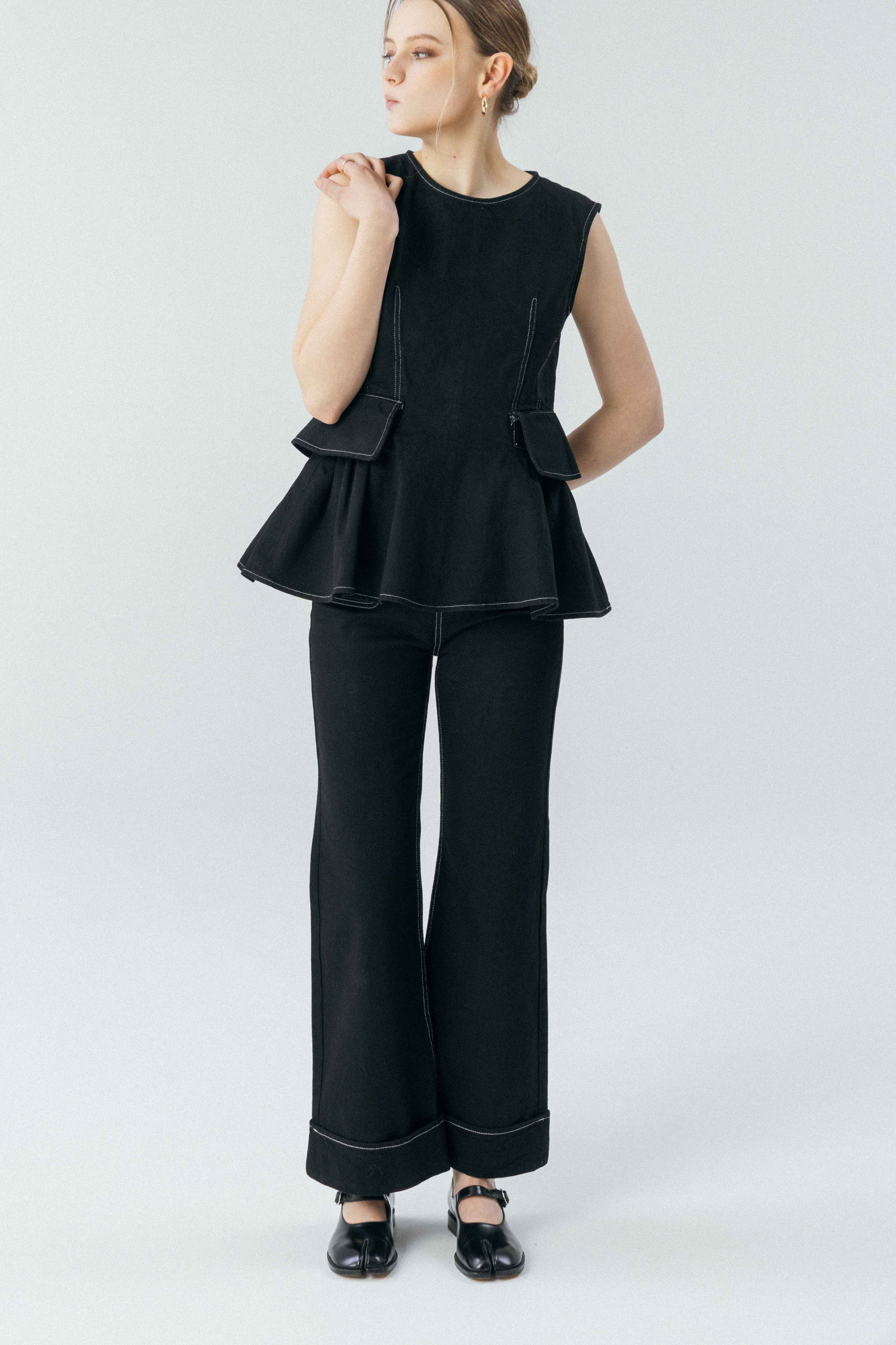 Pericles Peplum Top