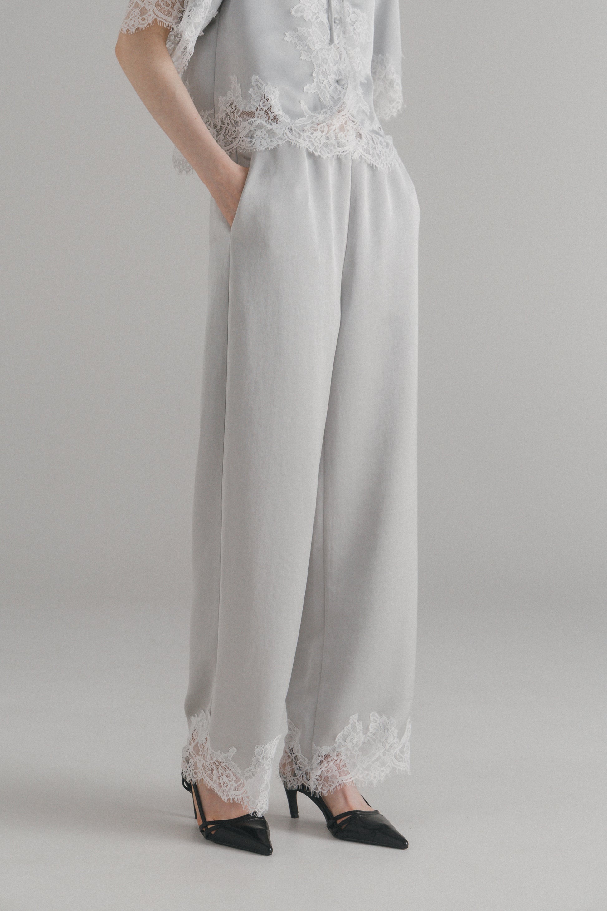 Egelantier Satin Pants