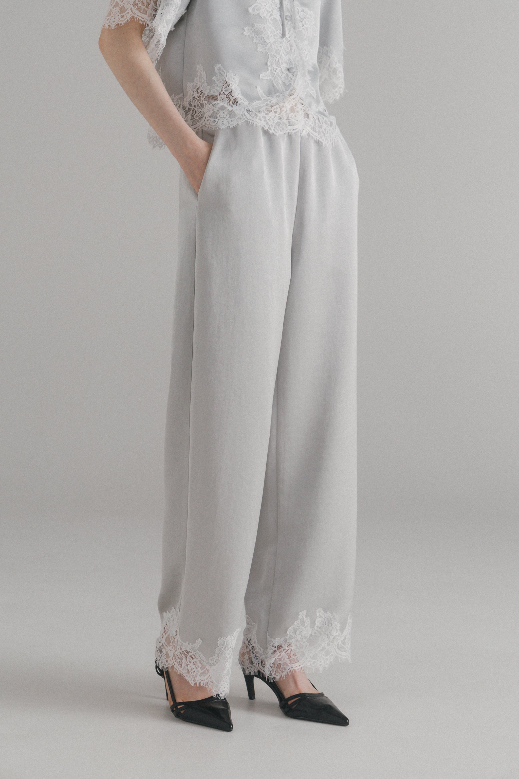 Egelantier Satin Pants