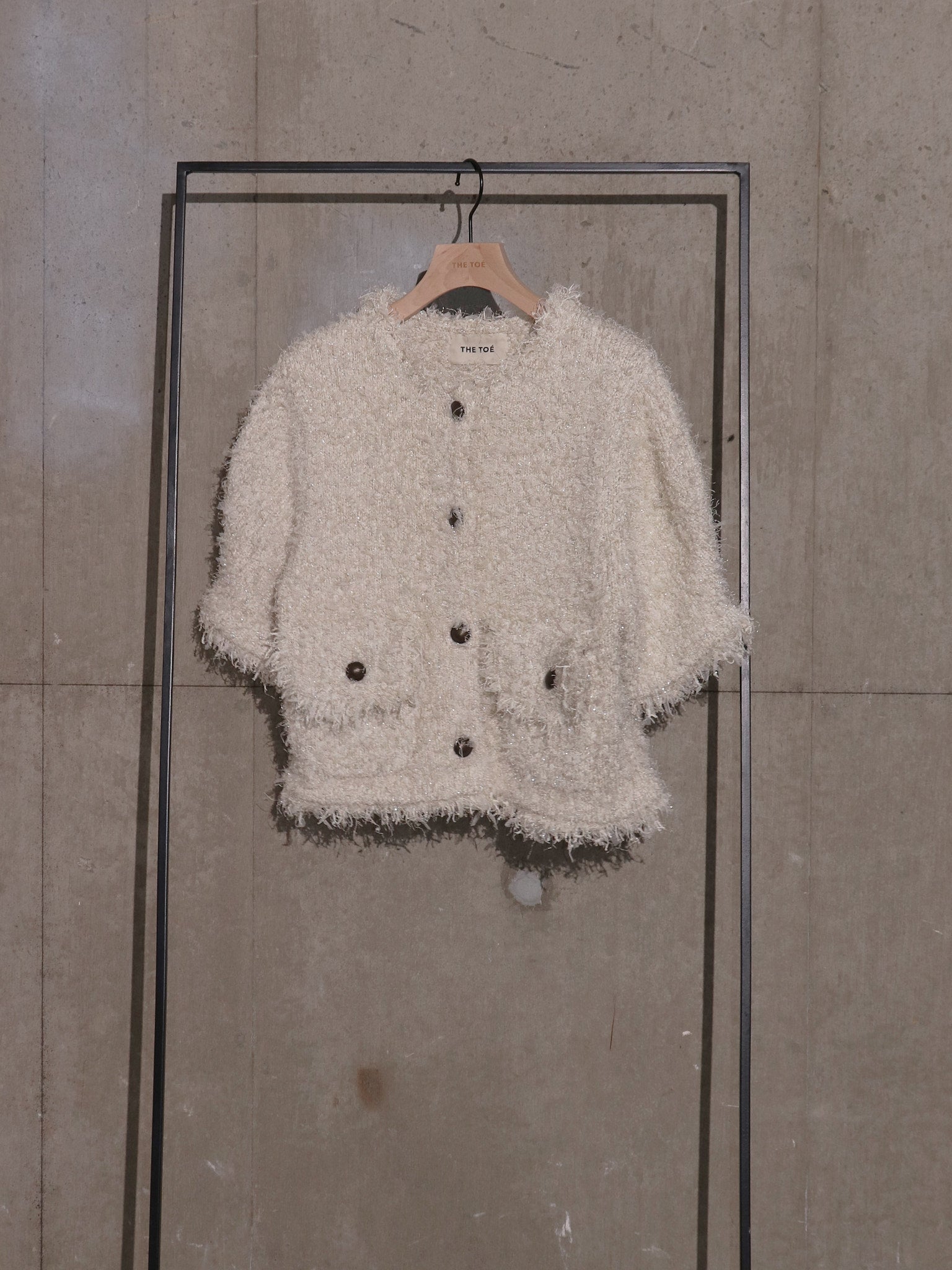 Fifth Avenue short sleeve tweed jacket – THE TOÉ
