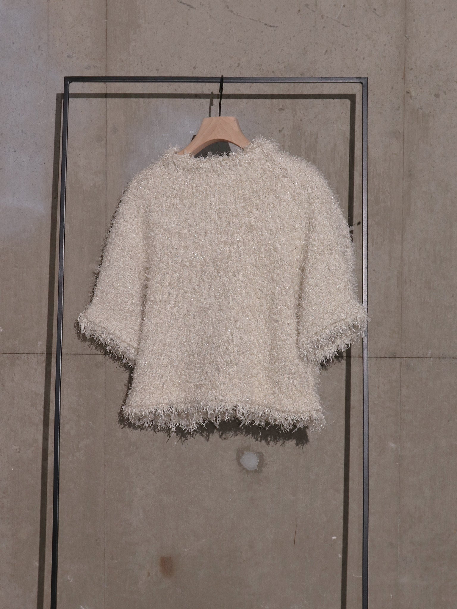 Fifth Avenue short sleeve tweed jacket – THE TOÉ
