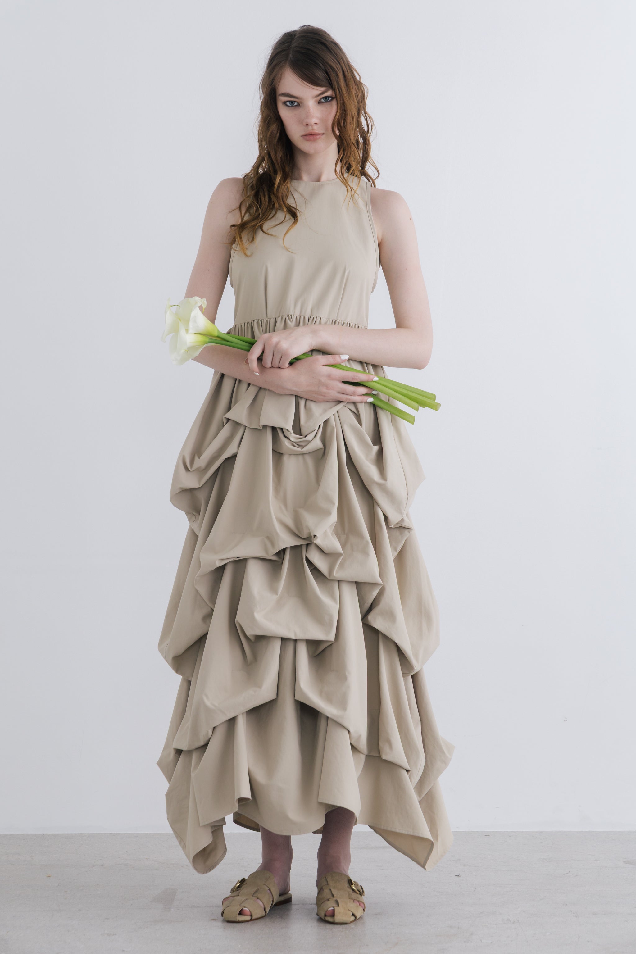 Myrtos 荷叶边连体泳衣