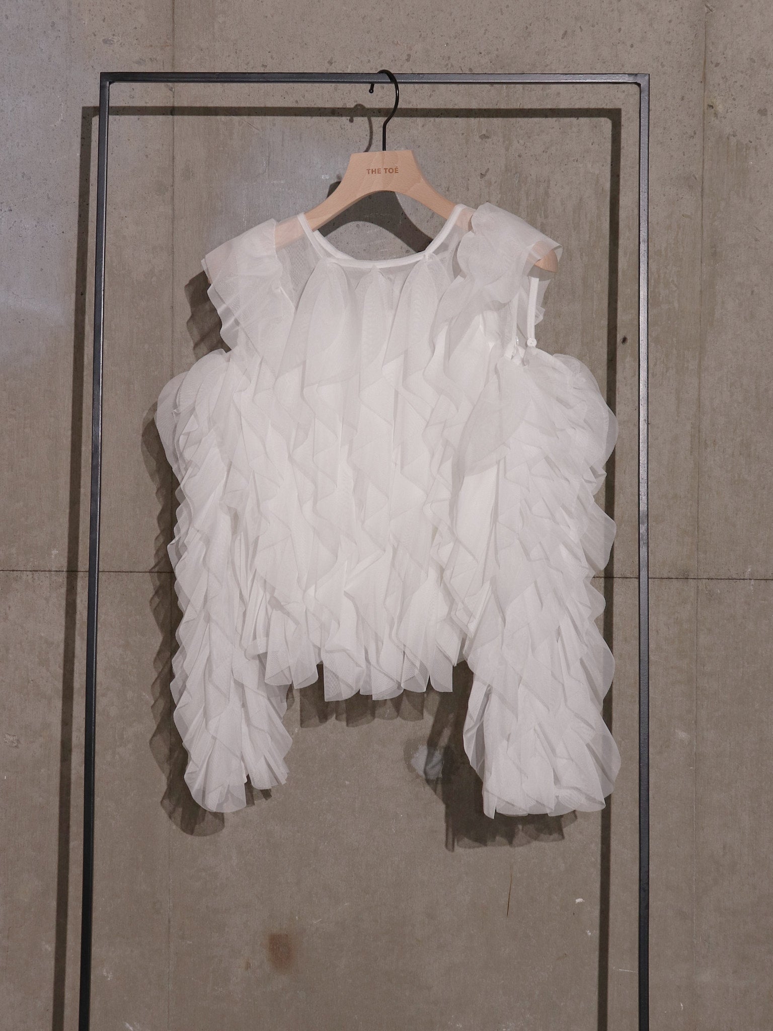 Gardenia tulle frill tops