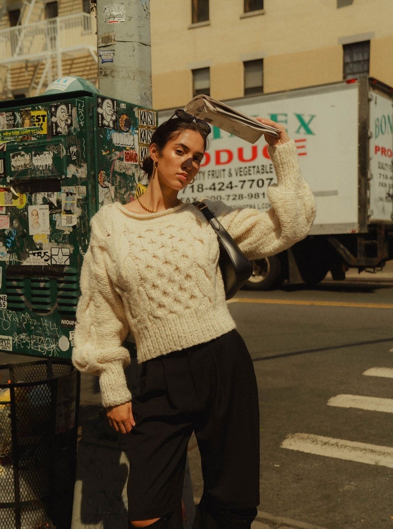 Nîmes handmade cable knit