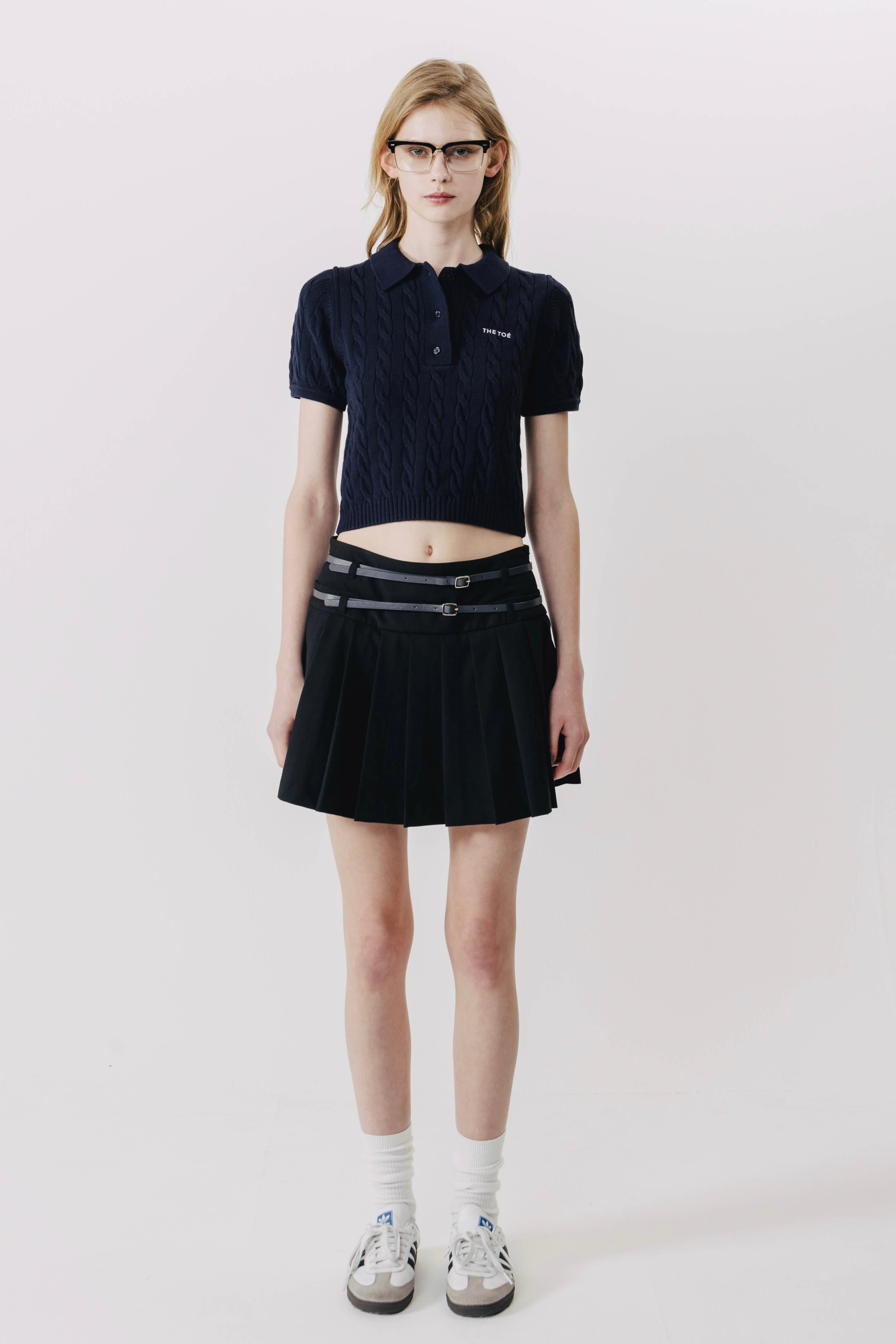 Astoria pleated skirt