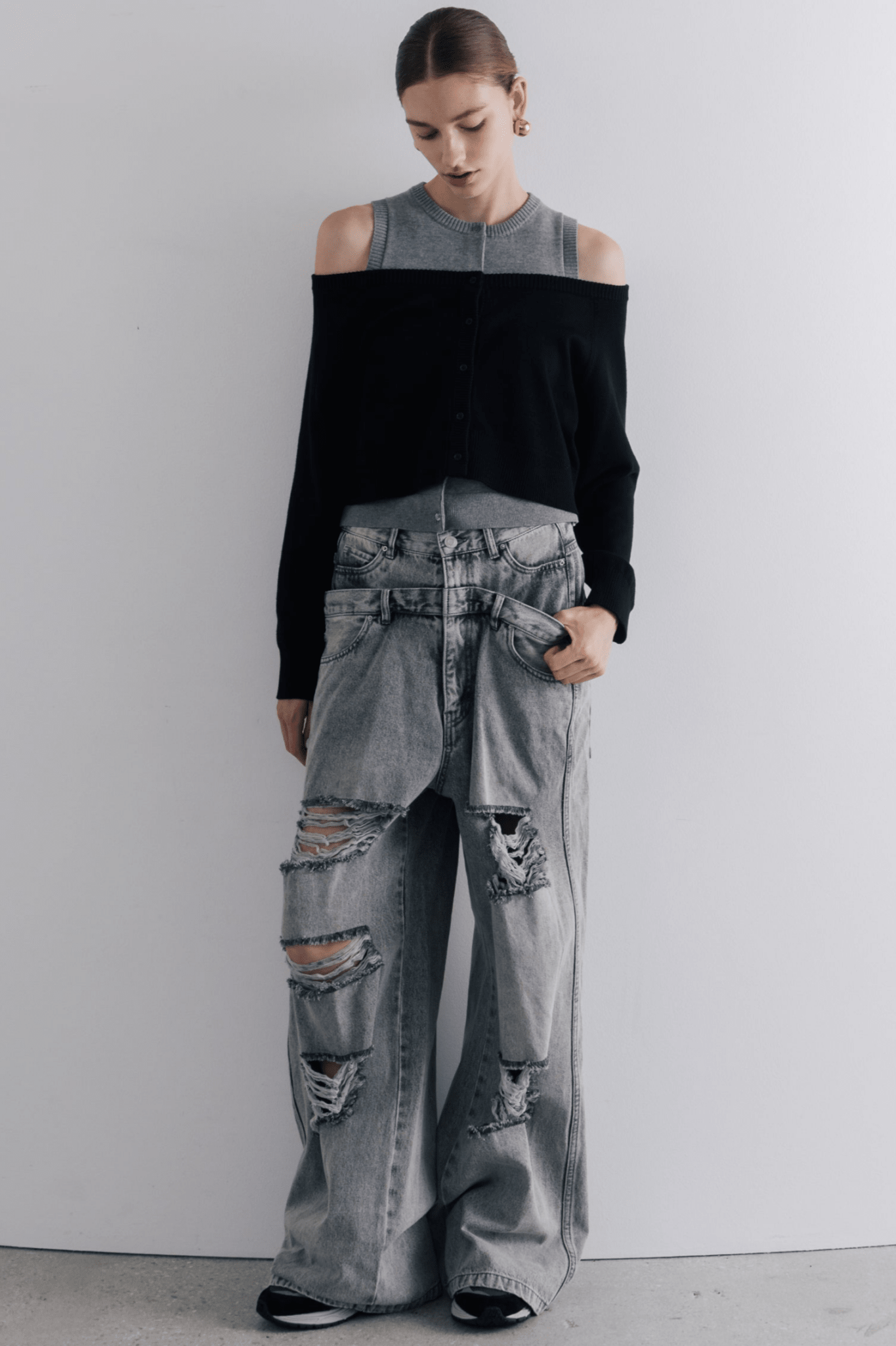 Celle layered Cardigan