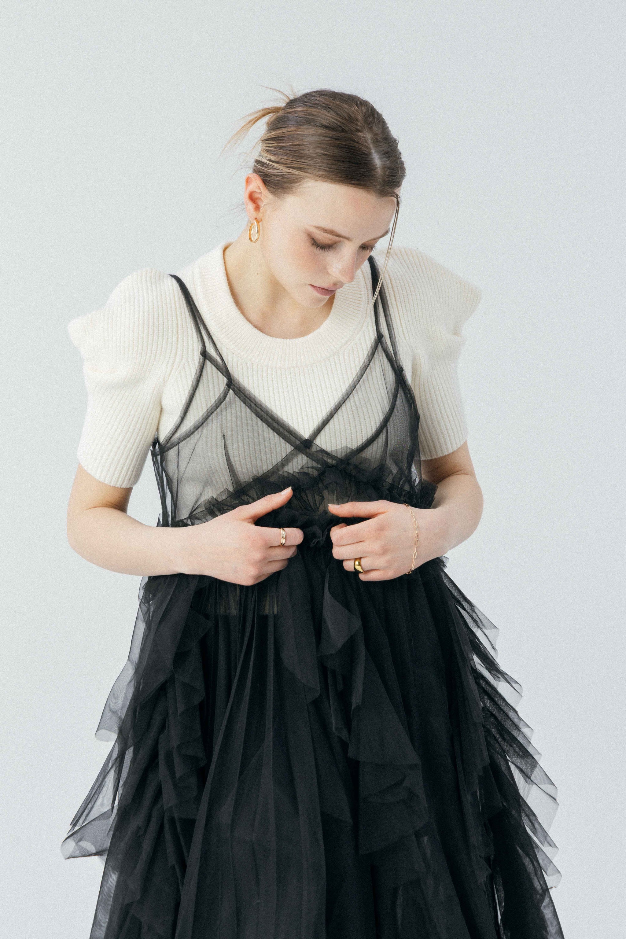 Moussaka crop knit