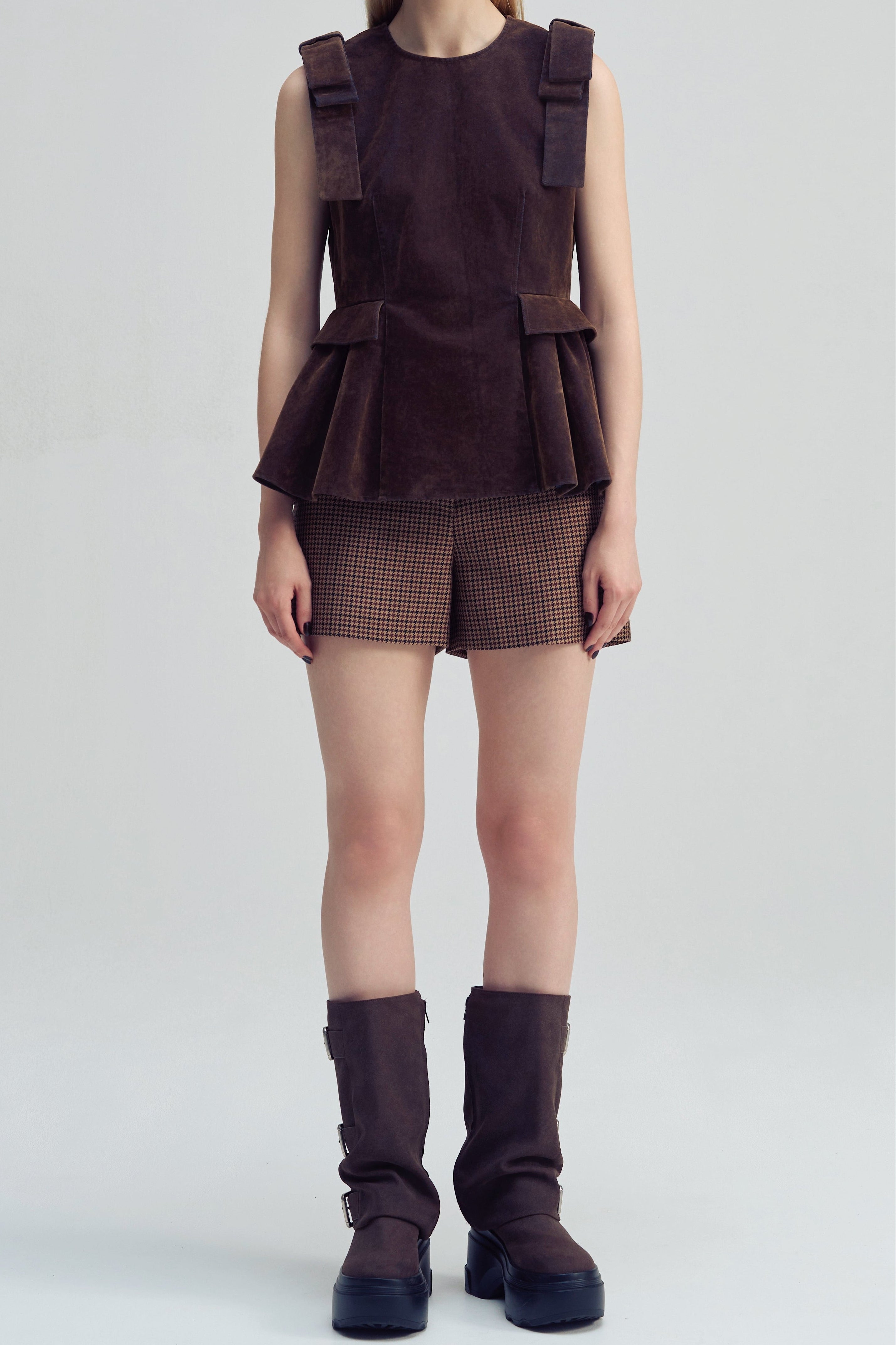 Dachau Sleeveless Peplum