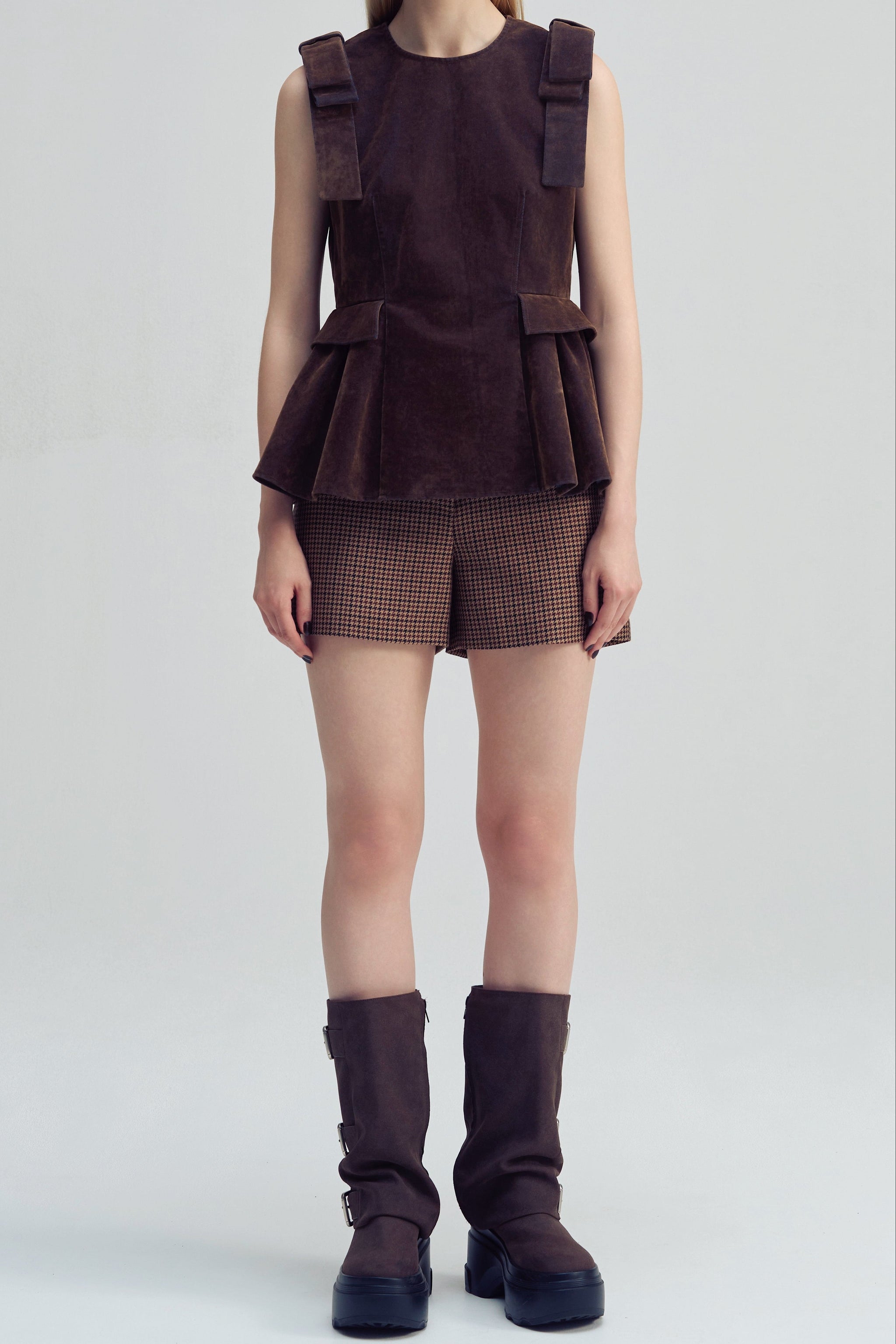 Dachau Sleeveless Peplum