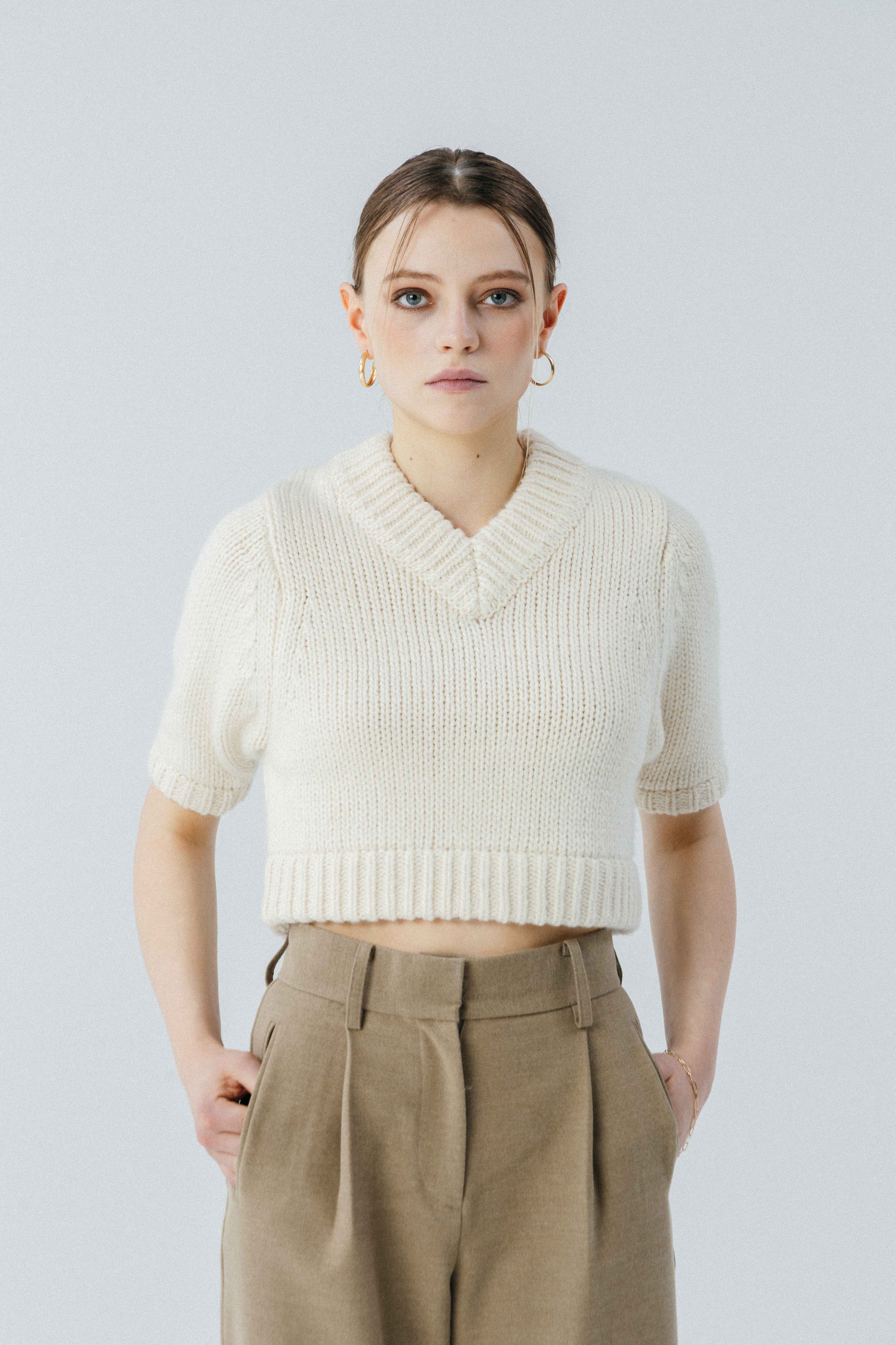 Baklava Crop Knit