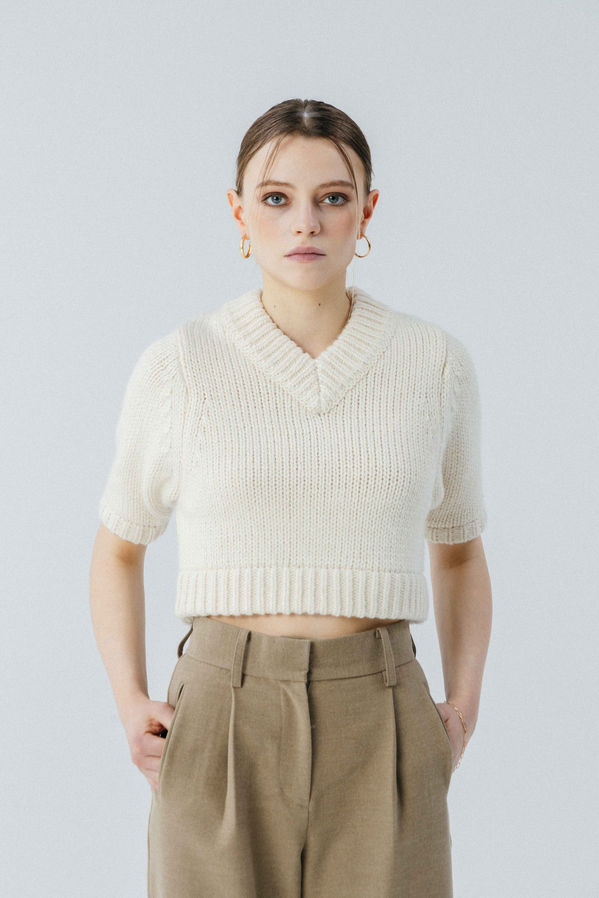 Baklava Crop Knit