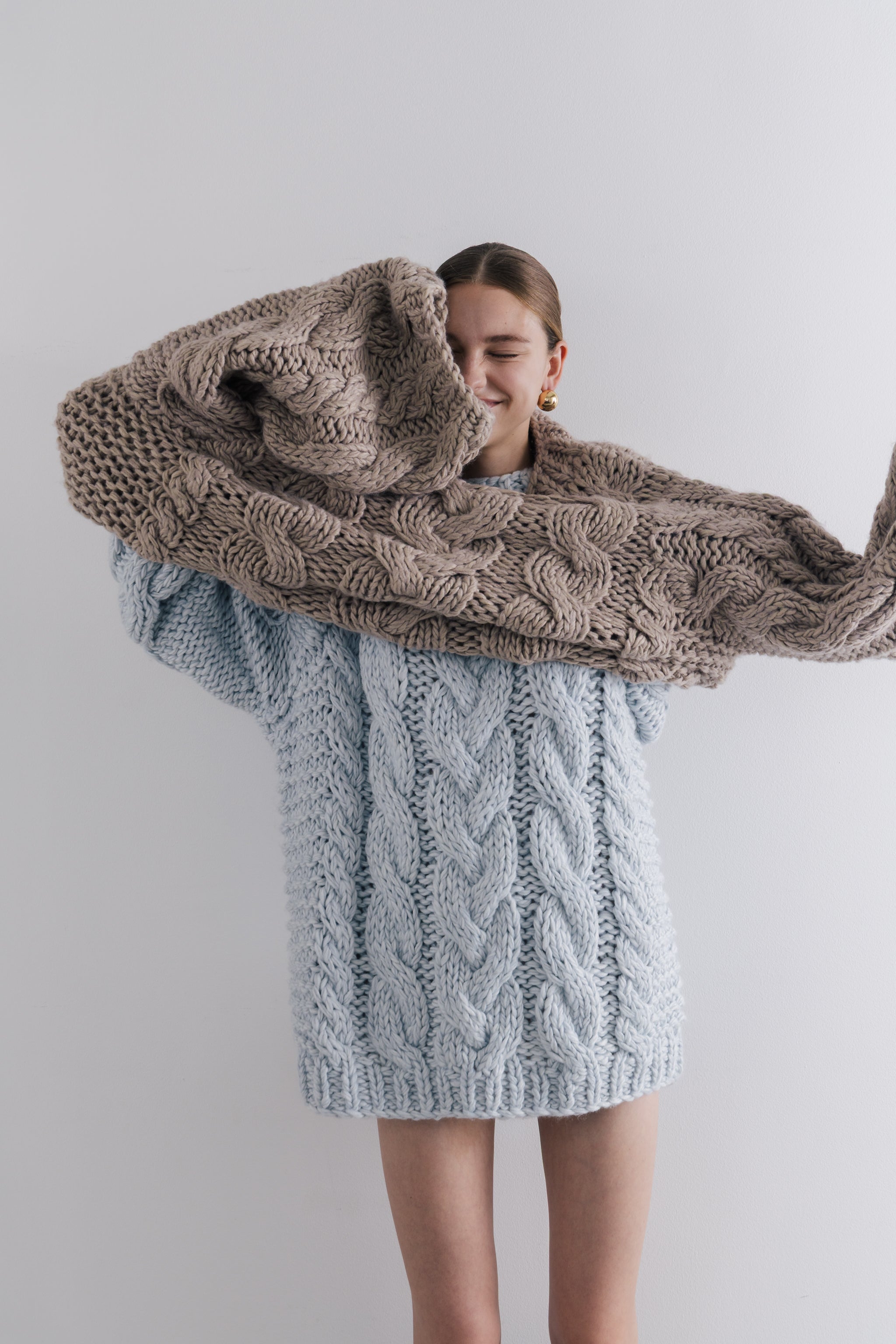 THE TOE MARAIS HANDMADE KNIT アイボリー Marais Handmade Knit – THE TOÉ