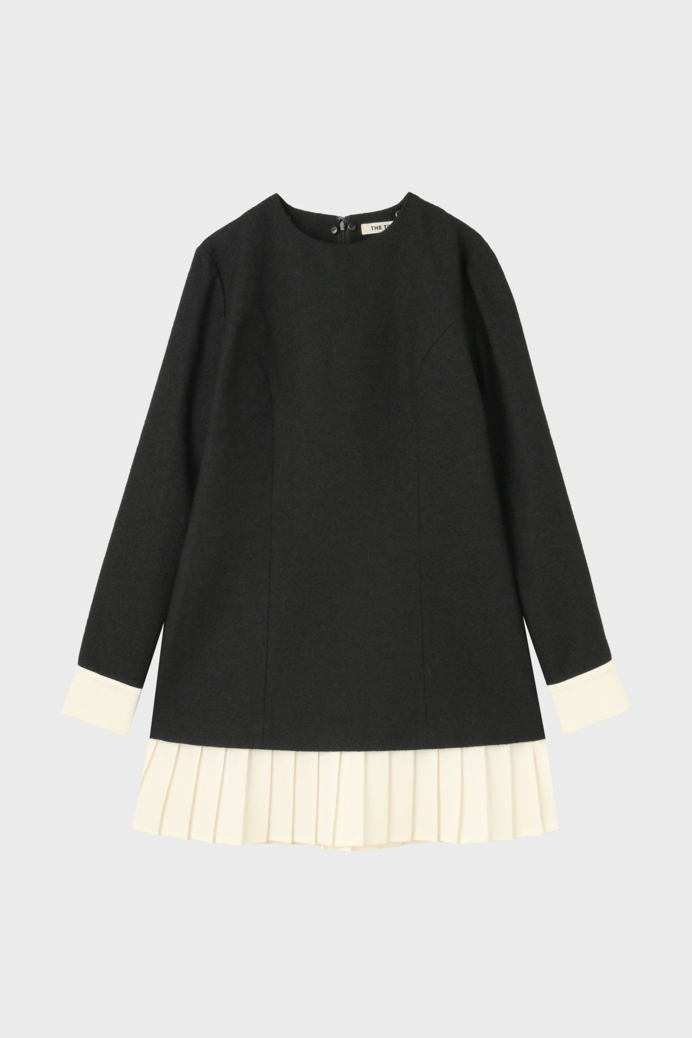 Leopold Long-Sleeve Tweed Dress