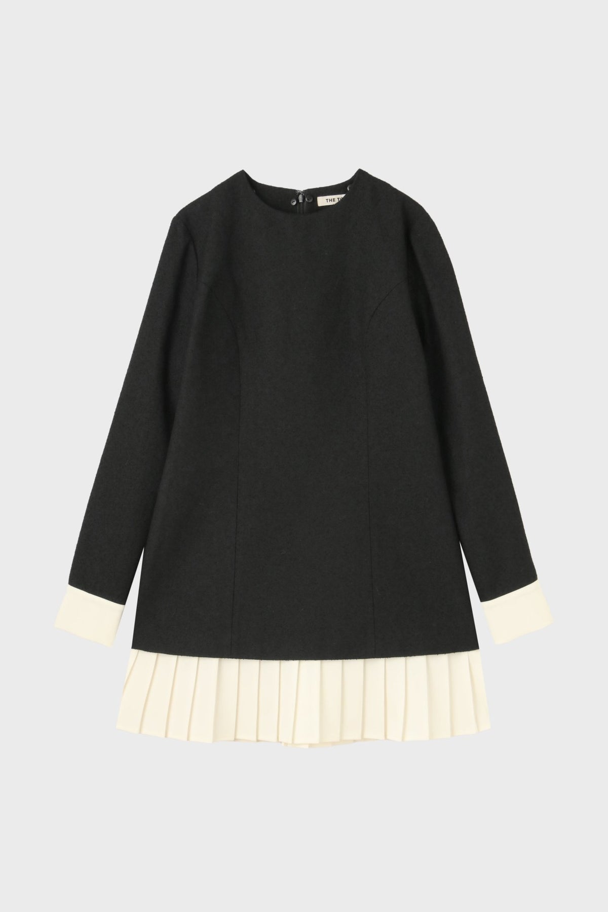 Leopold Long-Sleeve Tweed Dress