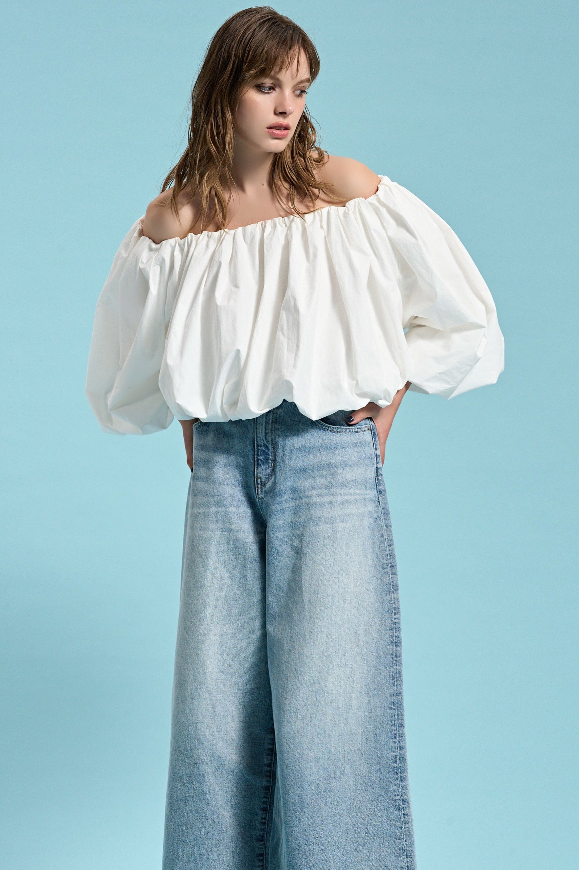 Epidavrou Puff Sleeve Blouse