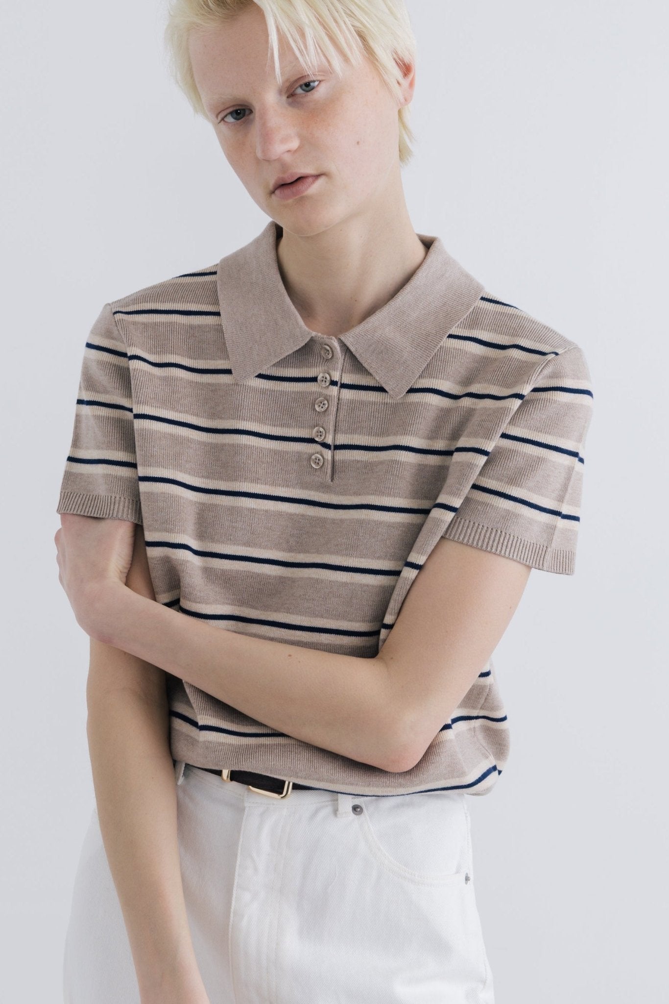 Goethe Stripe Half Knit