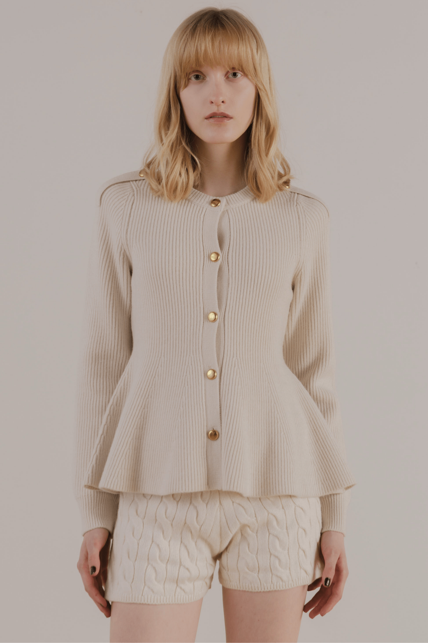 Rosen Peplum Cardigan