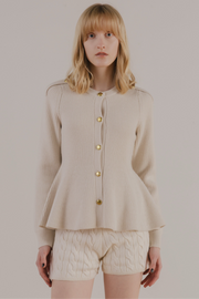 Rosen Peplum Cardigan