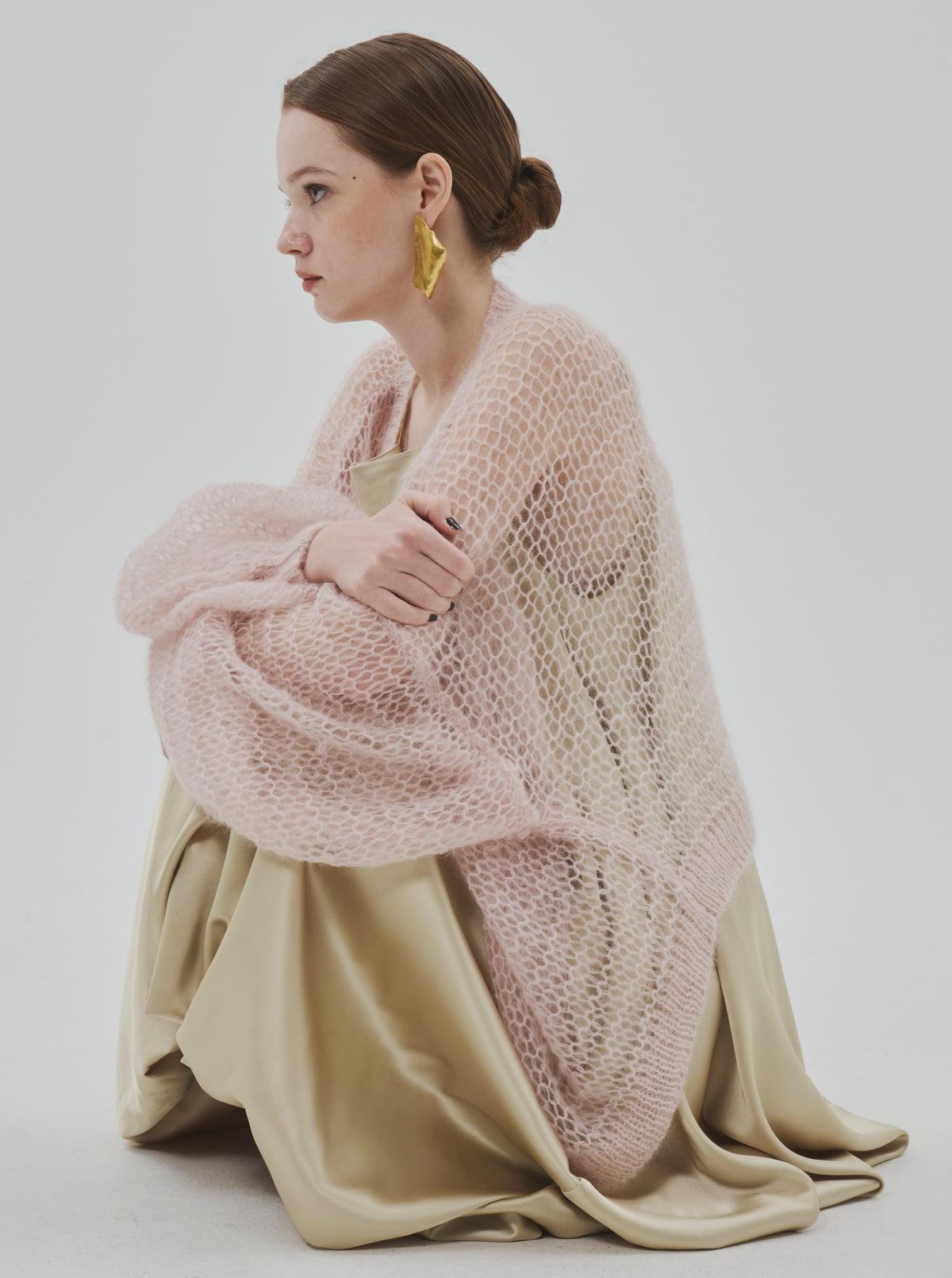 Parasol kid mohair cardigan