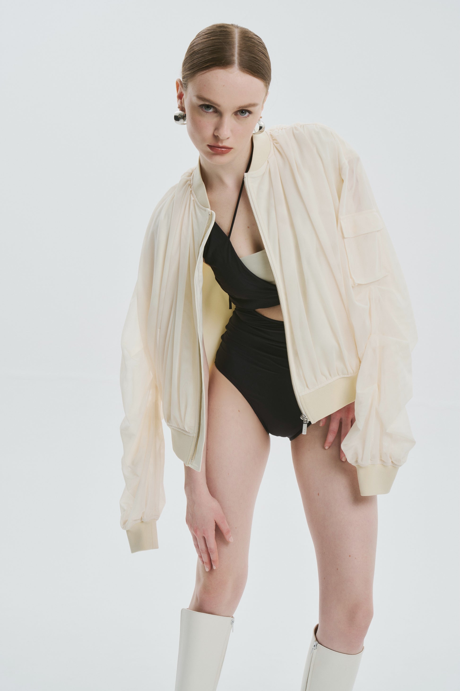 Lilac Tulle Blouson