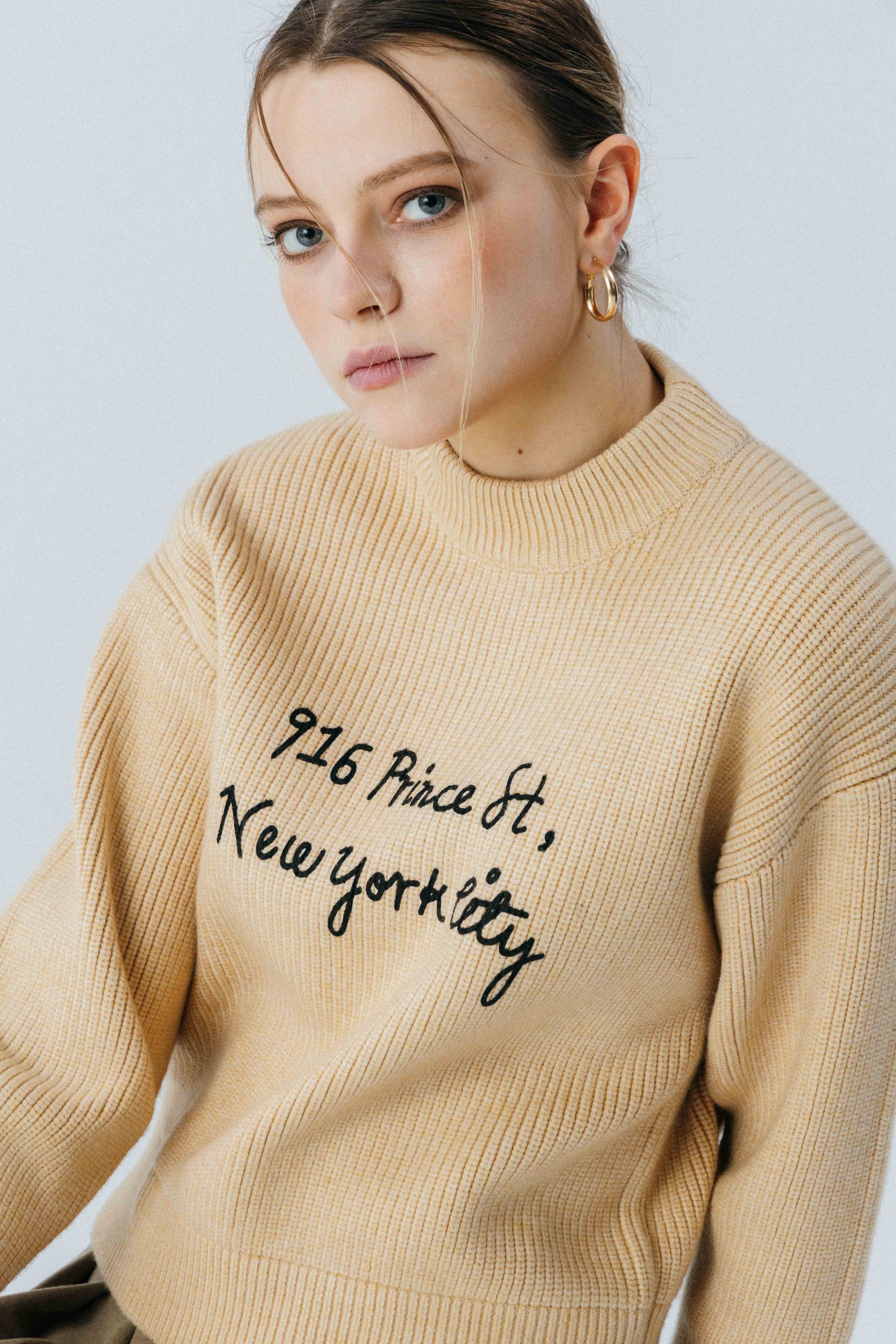 トップス THE TOE prince knit sweater Prince Knit Sweater – THE TOÉ
