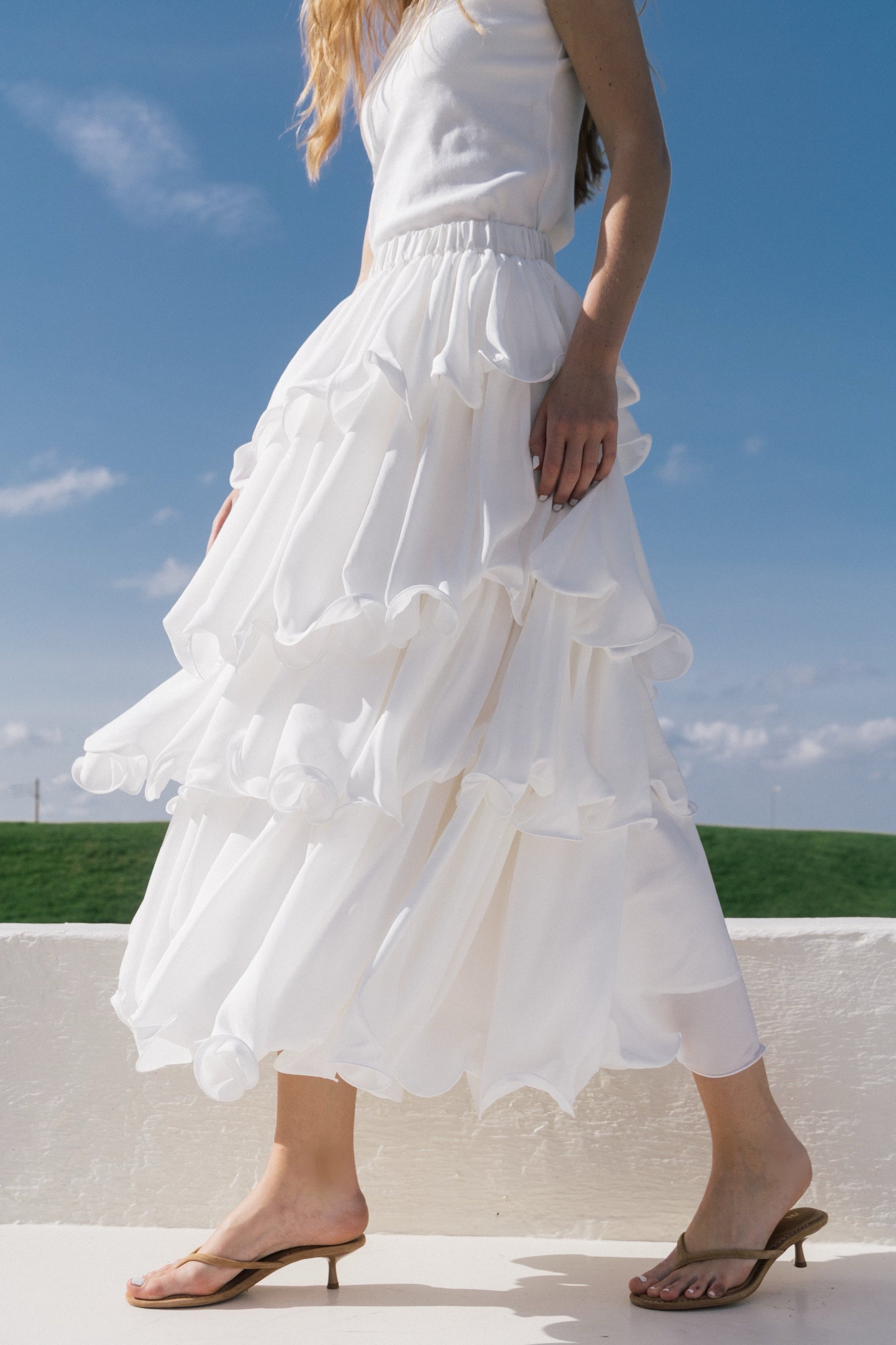 Pythagoras Frill Skirt