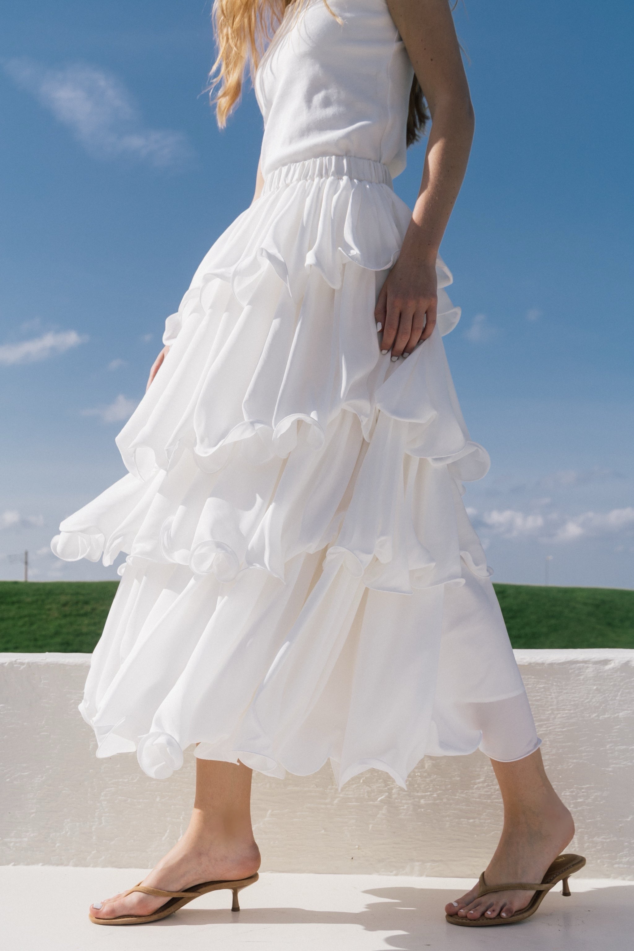 Pythagoras Frill Skirt