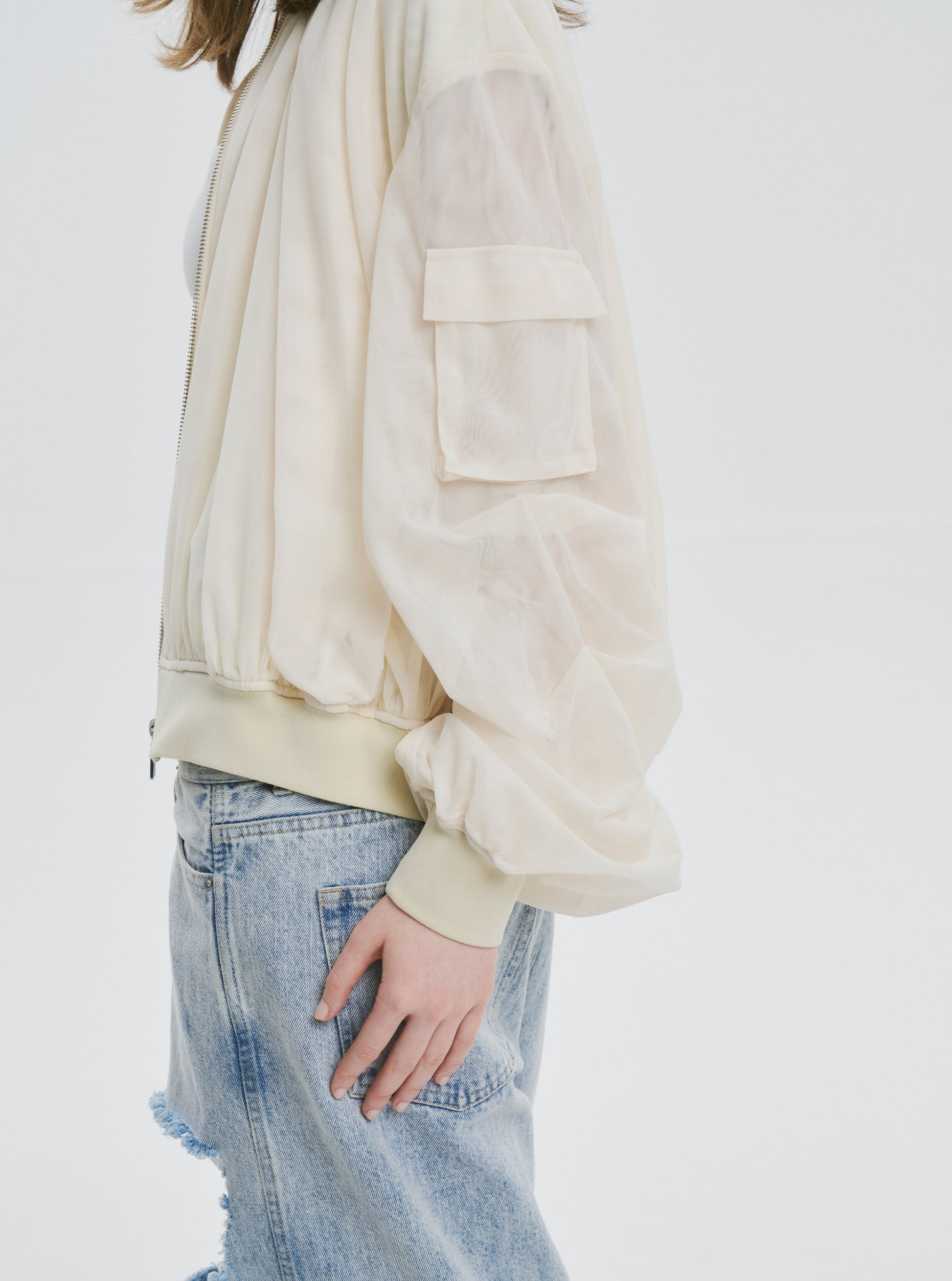 Lilac Tulle Blouson