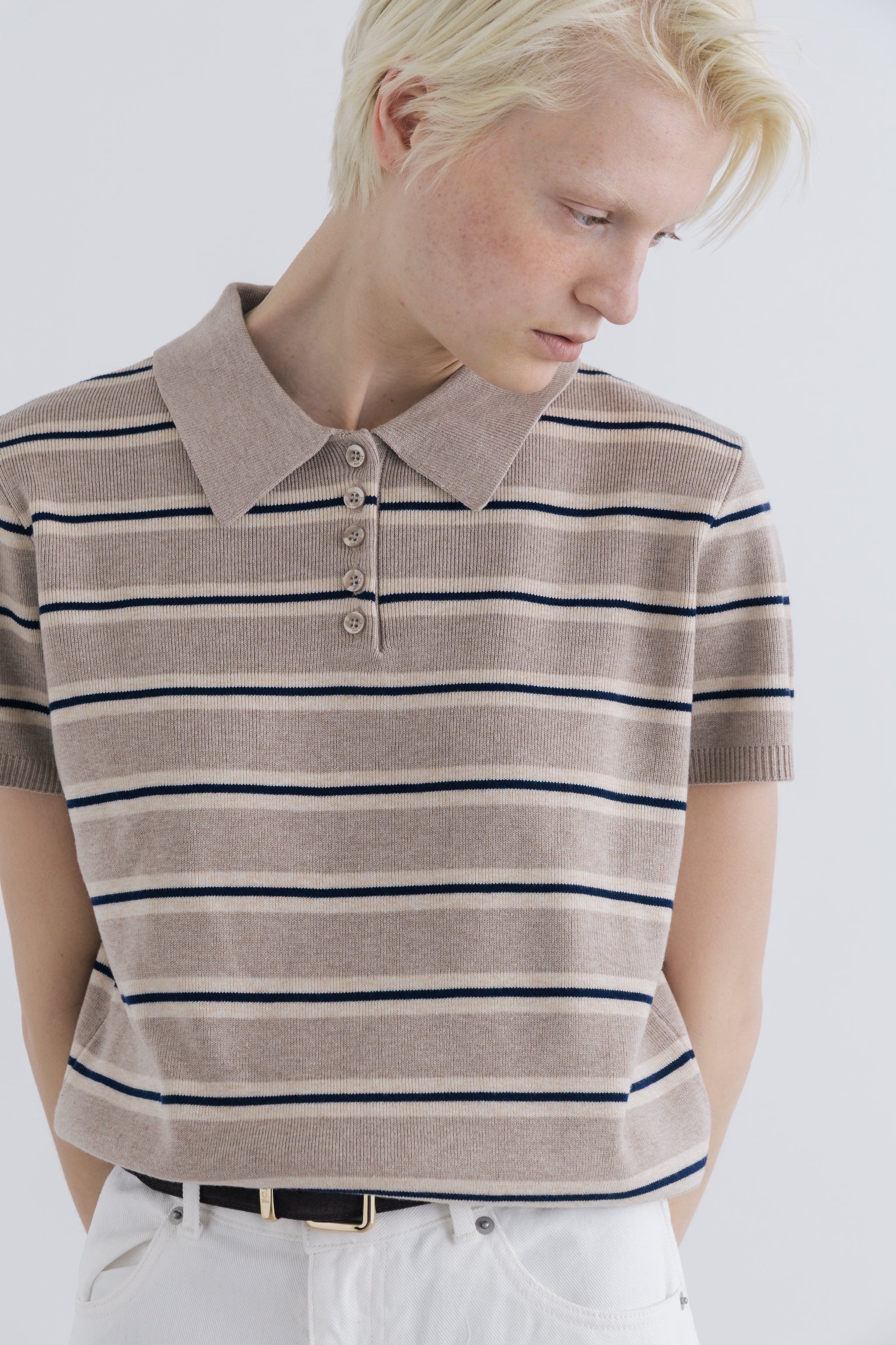 Goethe Stripe Half Knit