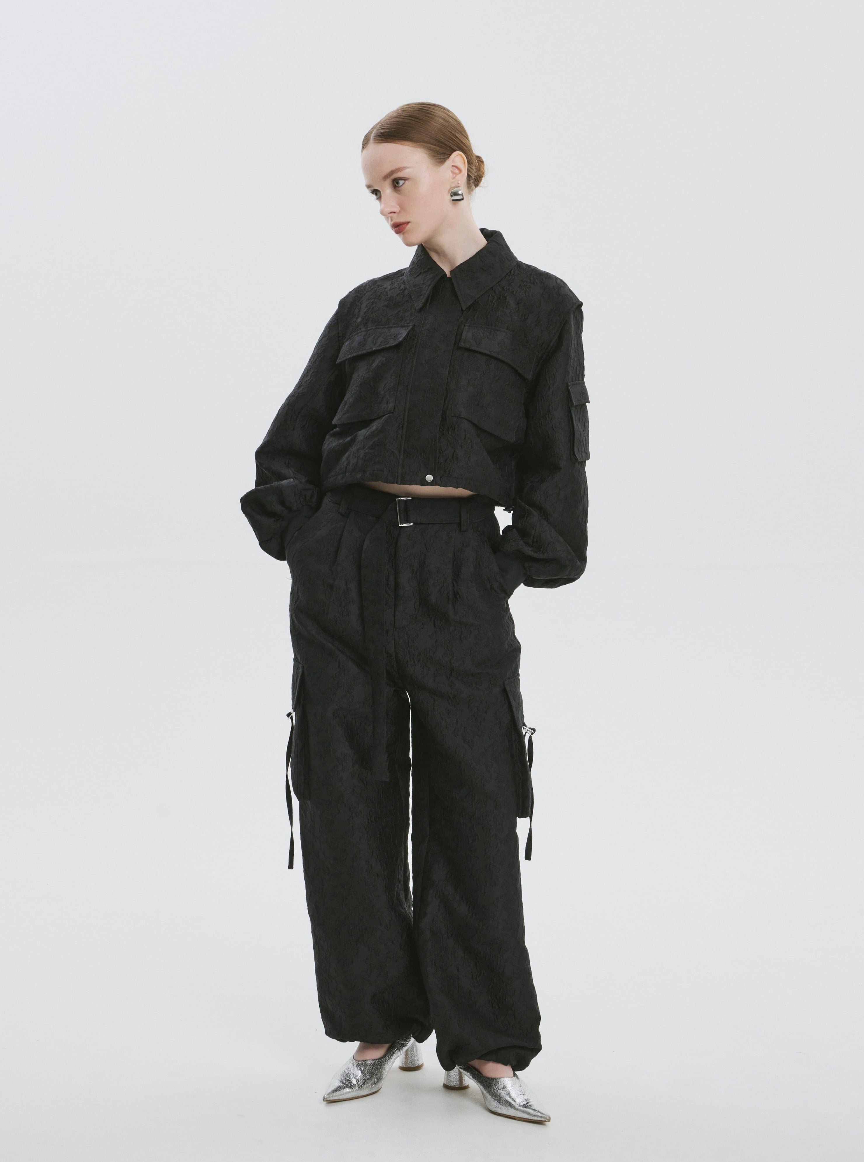 Madison jacquard blouson