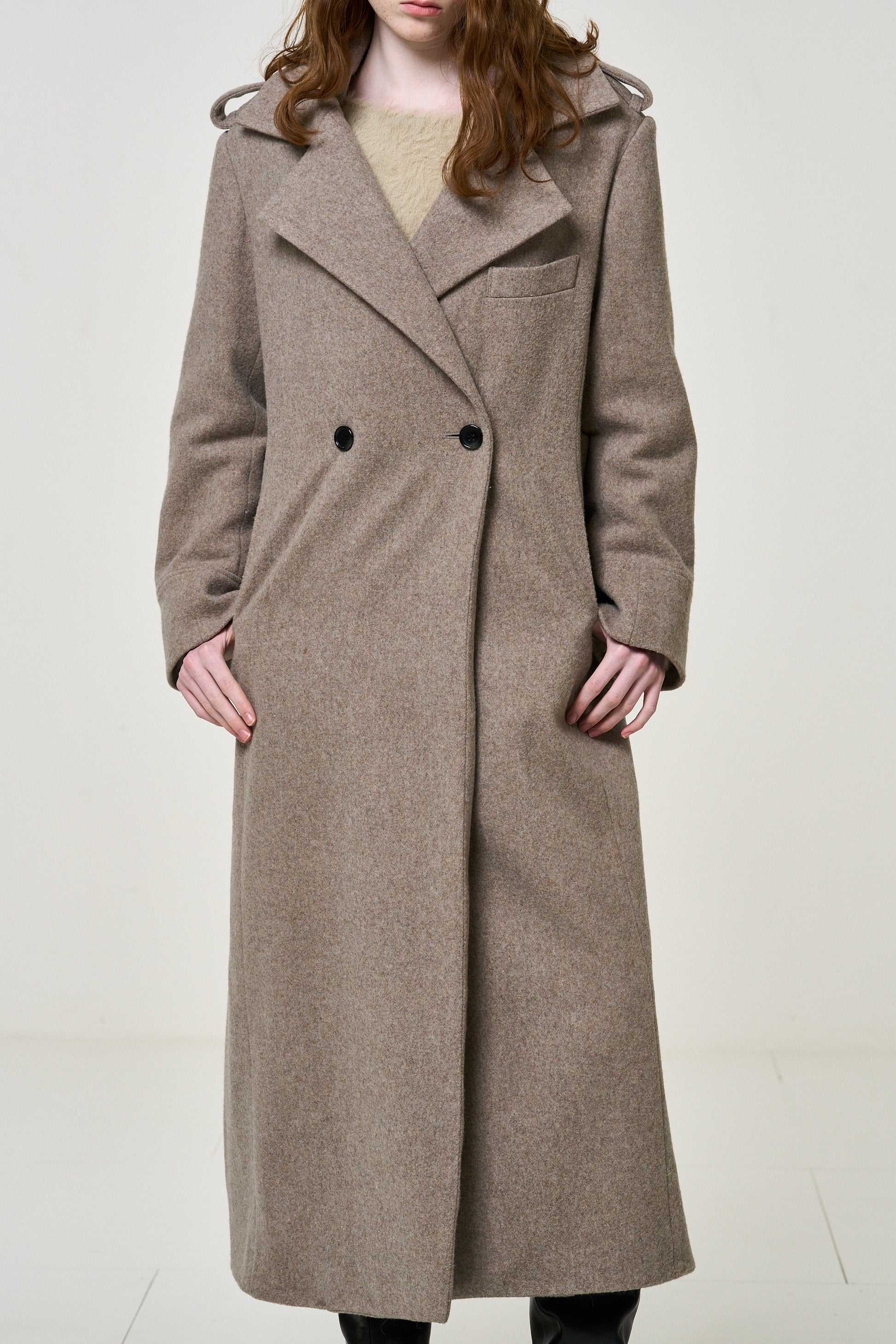 Fleet wool coat