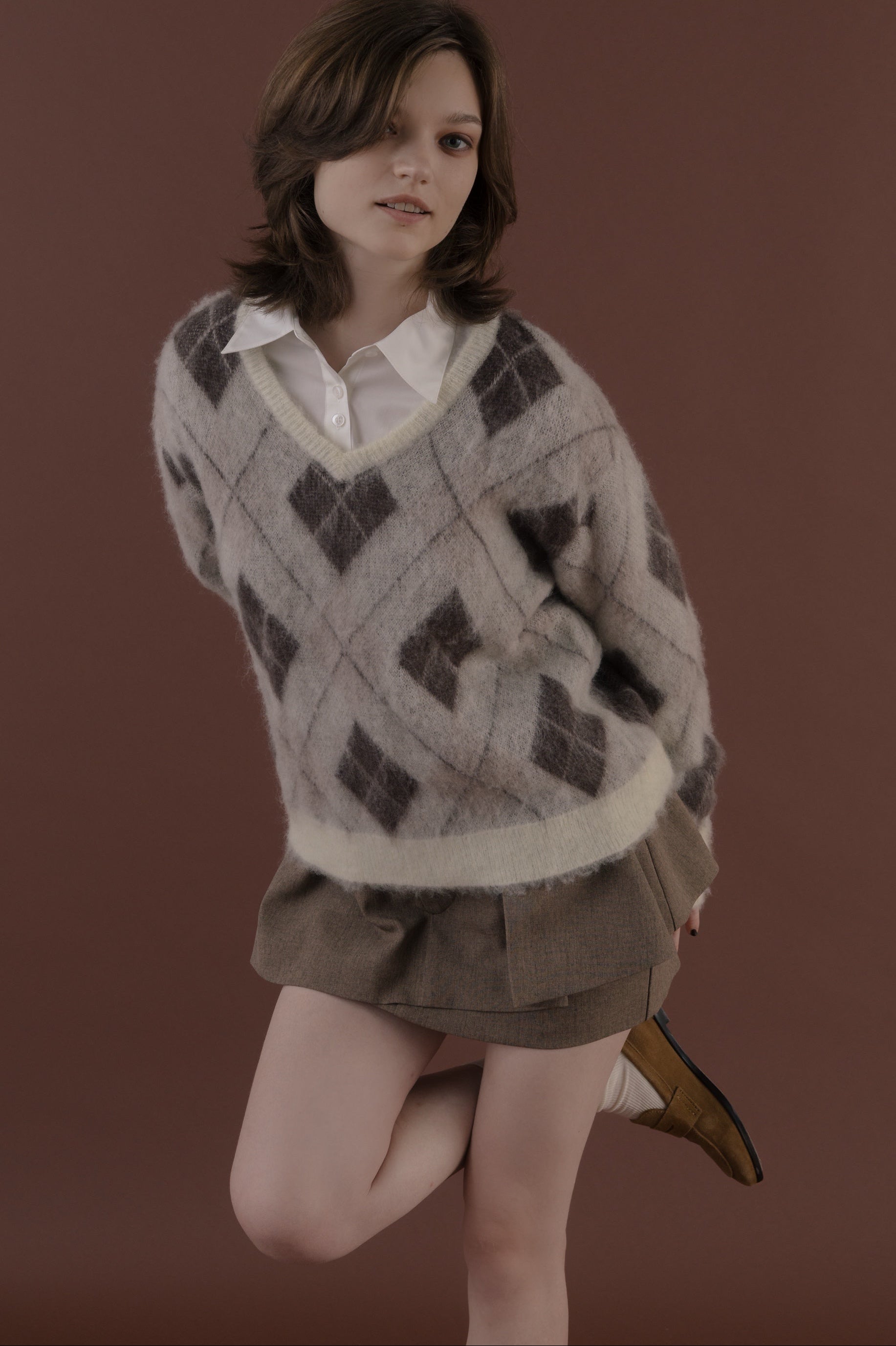 Sendlinger Argyle Knit