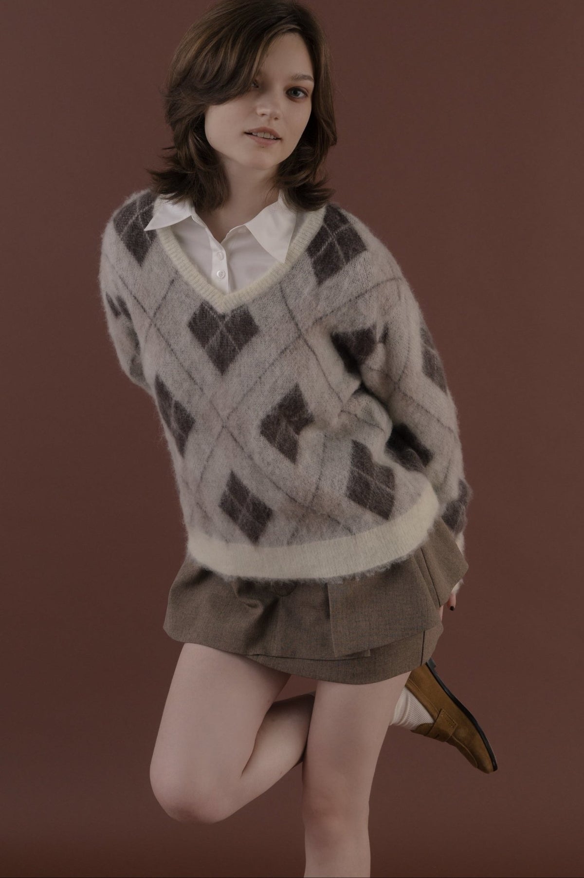Sendlinger Argyle Knit