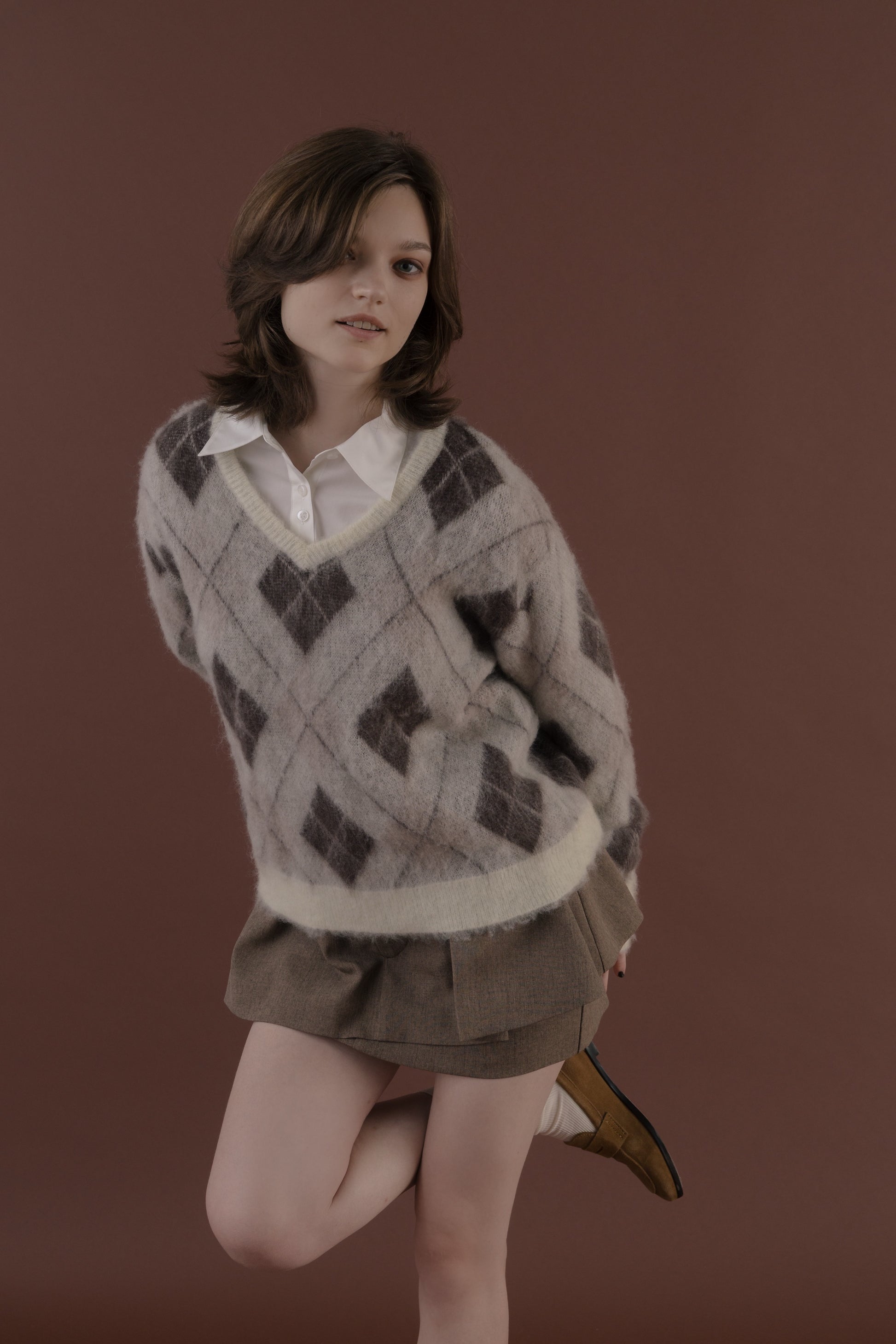 Sendlinger Argyle Knit