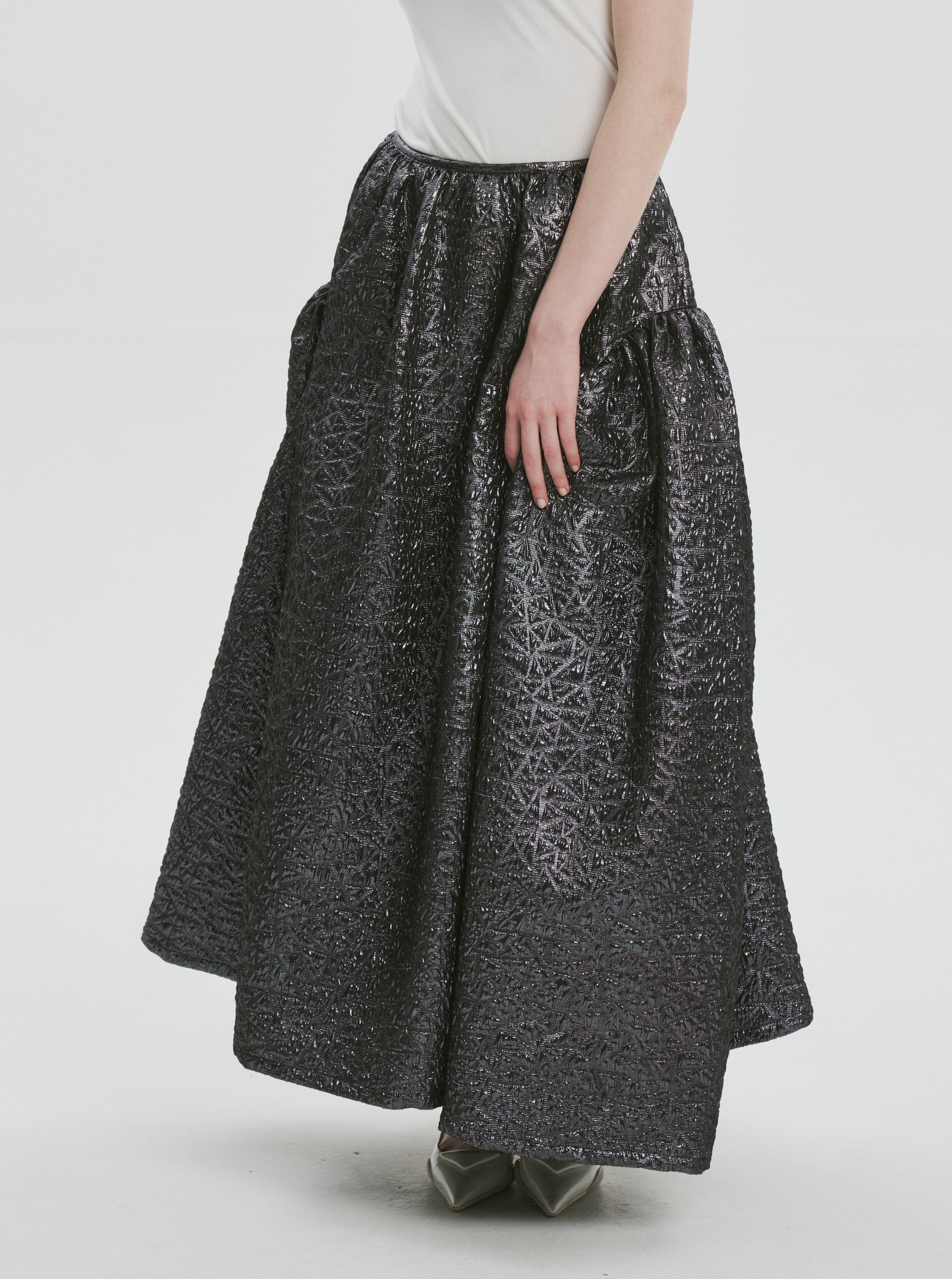 Midtown jacquard skirt