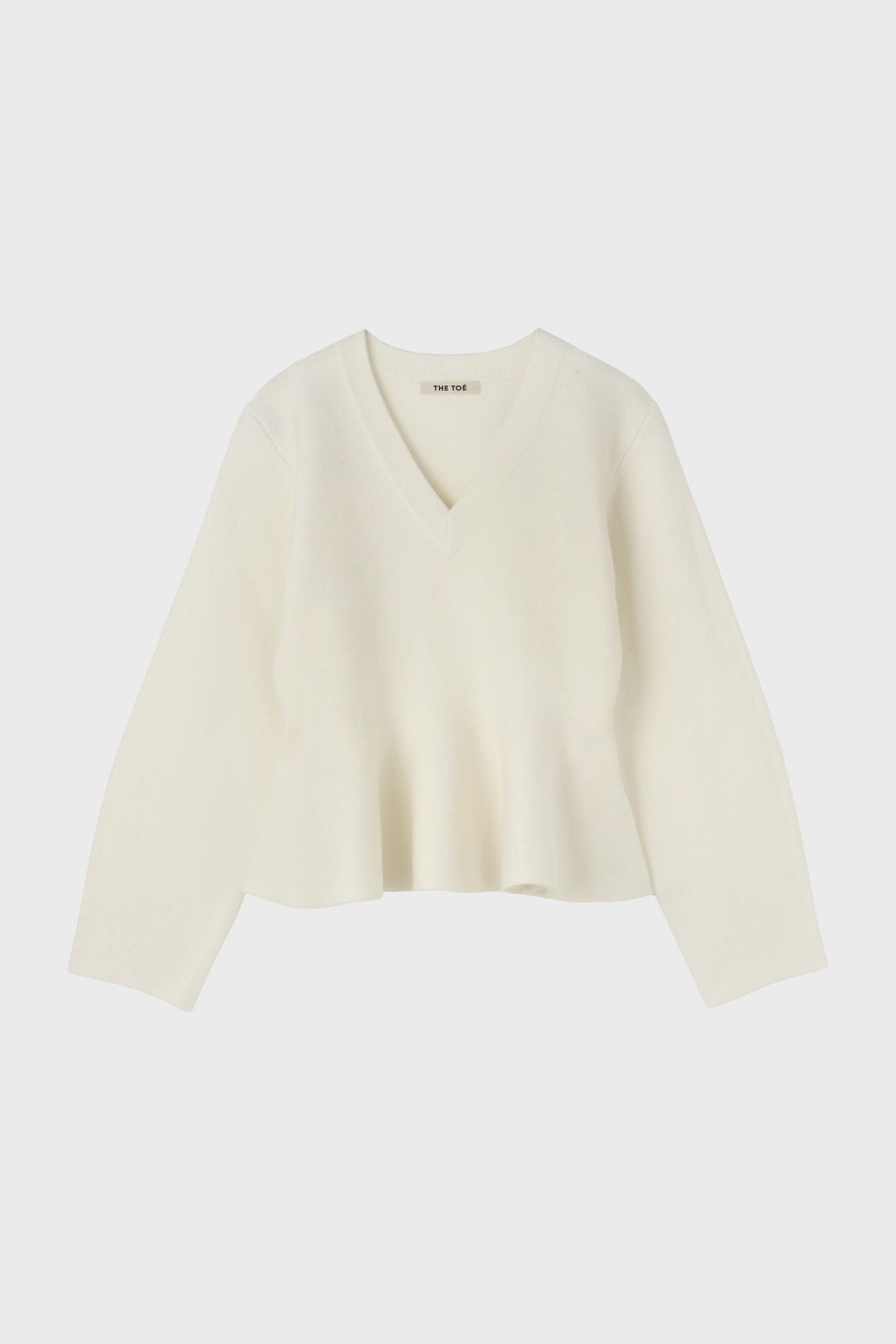 Lonna Vneck Peplum Knit