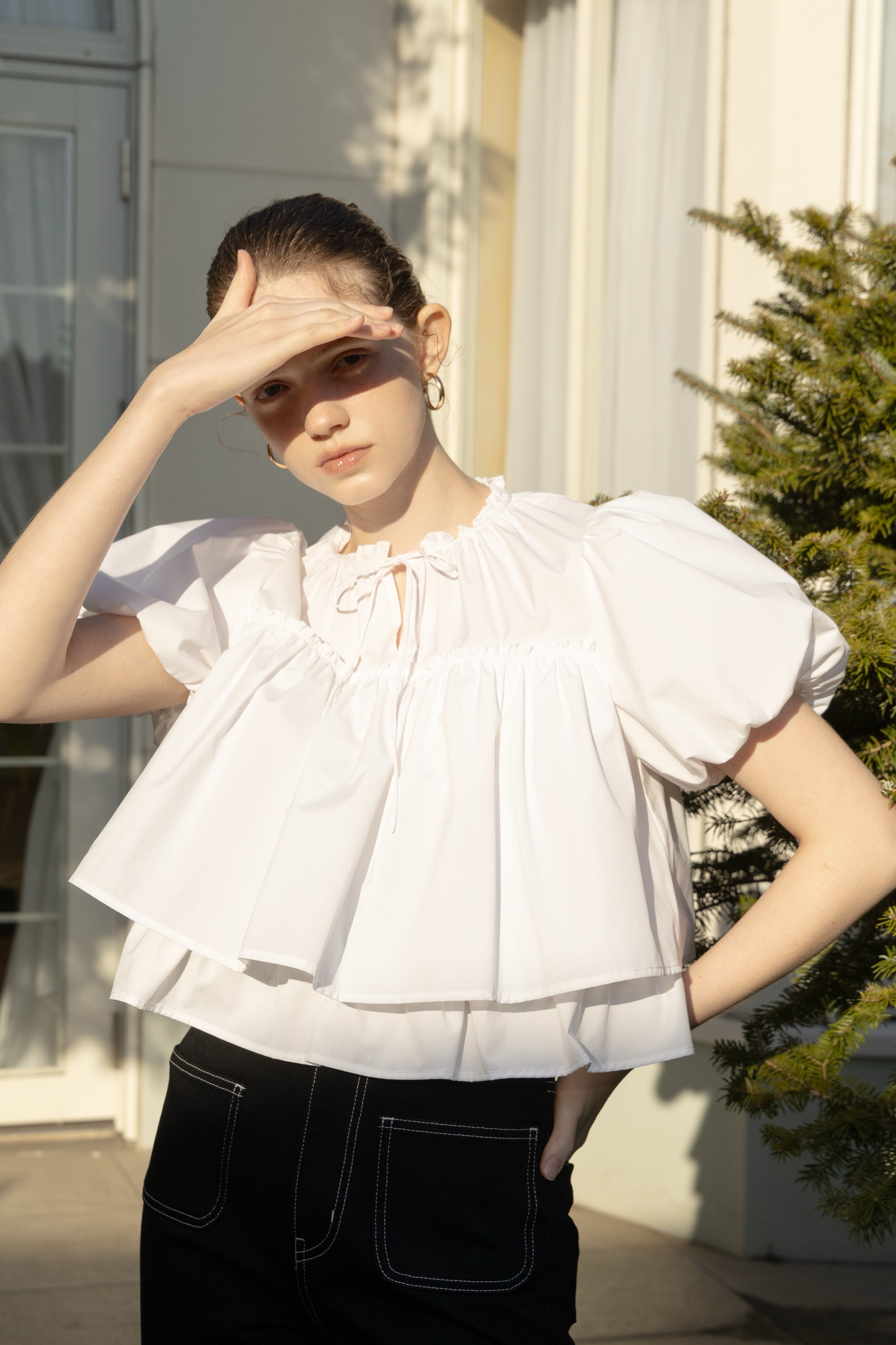 Porto Puff Blouse