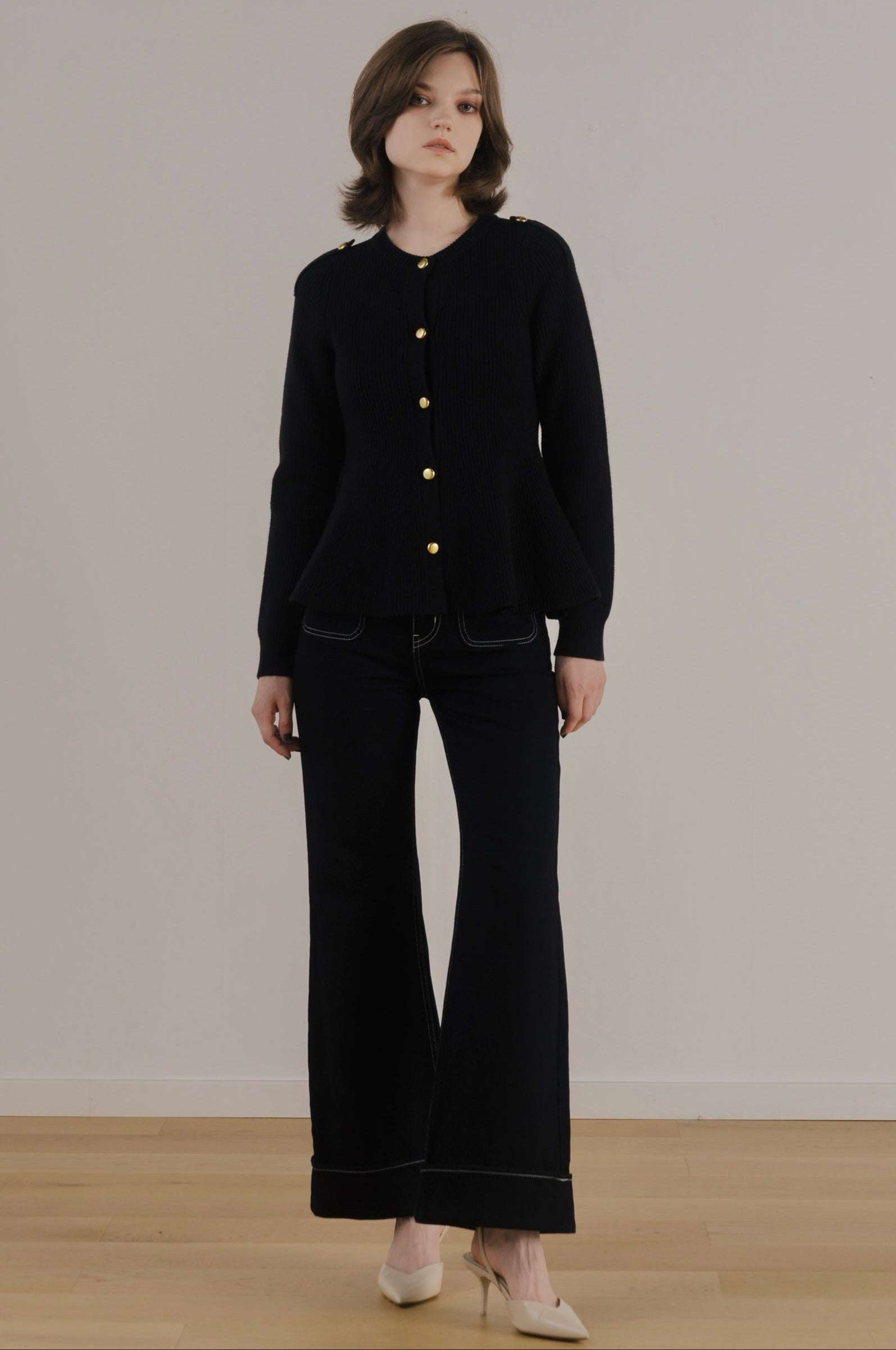 Rosen Peplum Cardigan